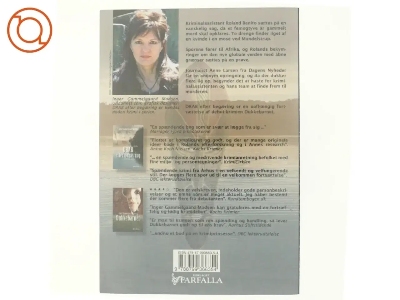 Billede 3 - Drab efter begæring : kriminalroman af Inger Gammelgaard Madsen (Bog)