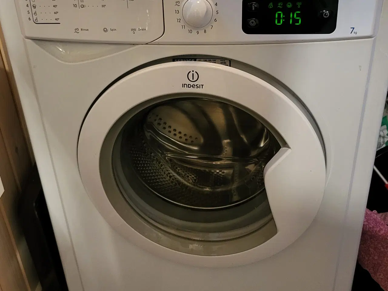 Billede 1 - Vaskemaskine 7 Kg 1600 Omd. energi klasse A
