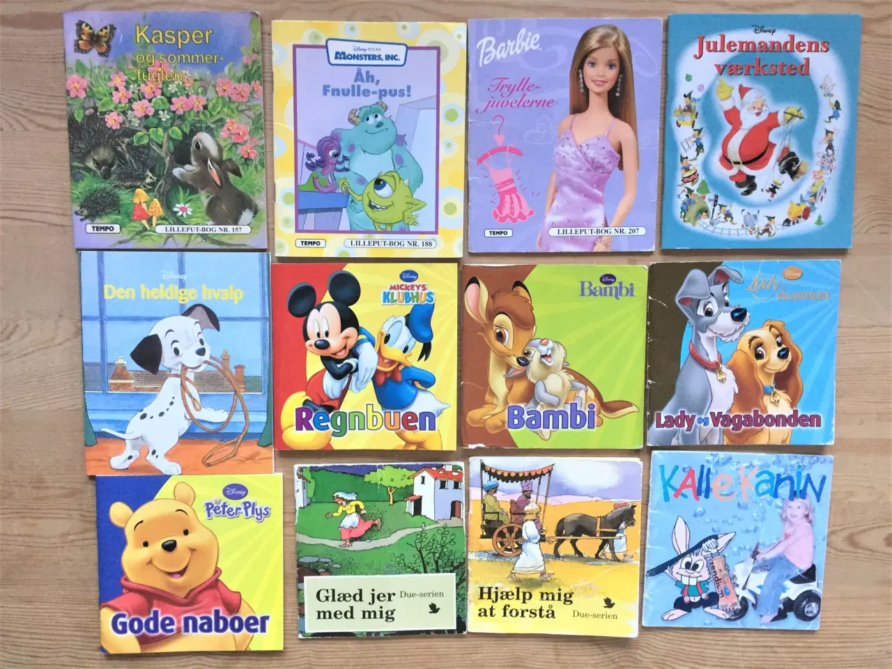 Billede 4 - 5 x 12 børnebøger, Lilleput, Disney m.m.