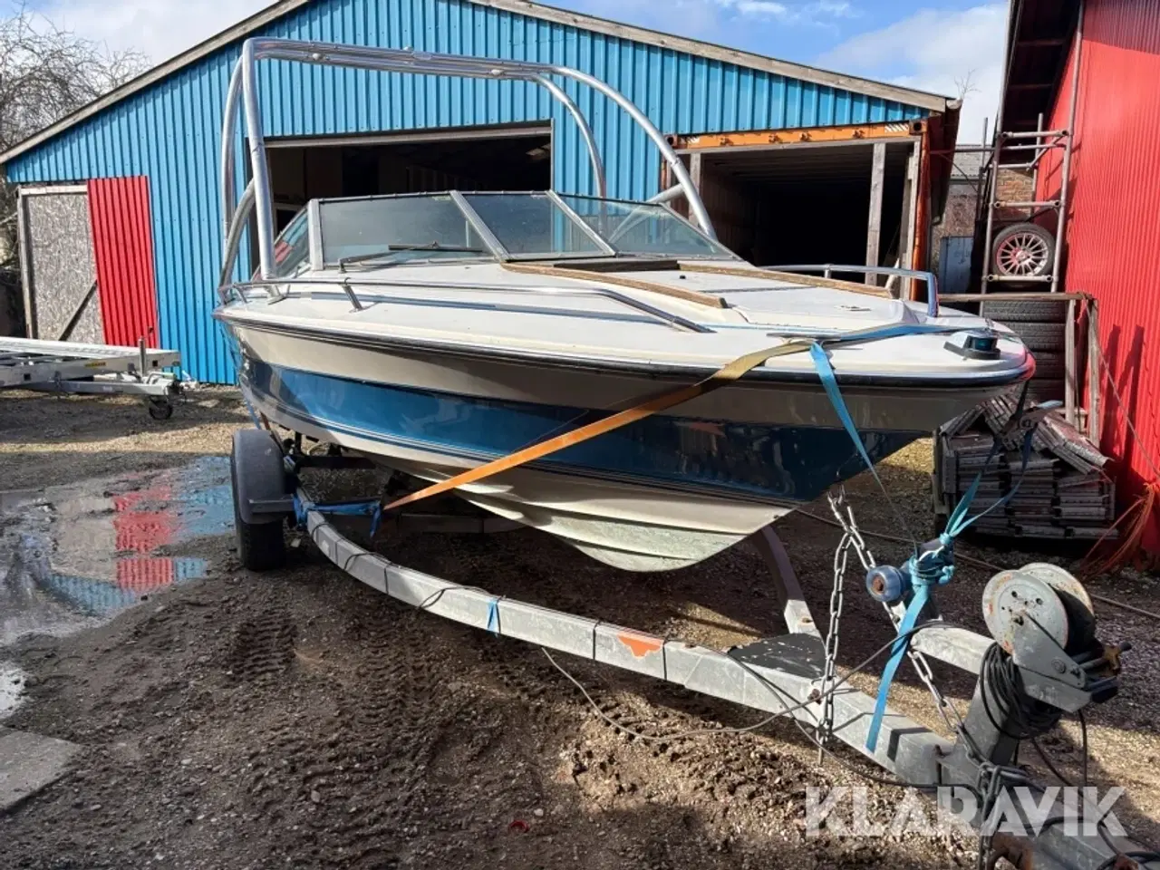 Billede 3 - Båd Sea Ray Monaco 18 fod med oprikkervogn