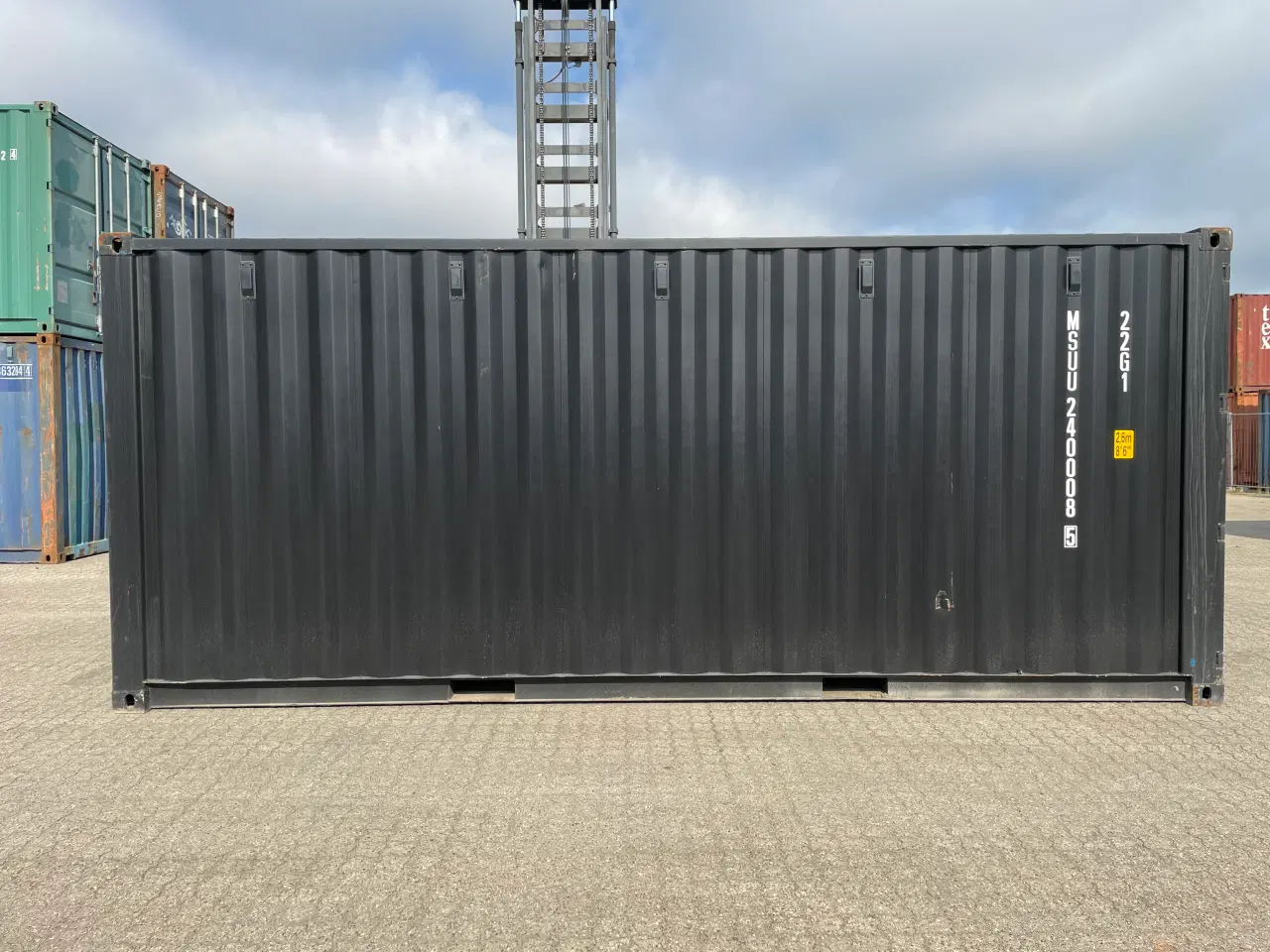 Billede 5 - NY SORT - 20 fods containere med eller uden isoler