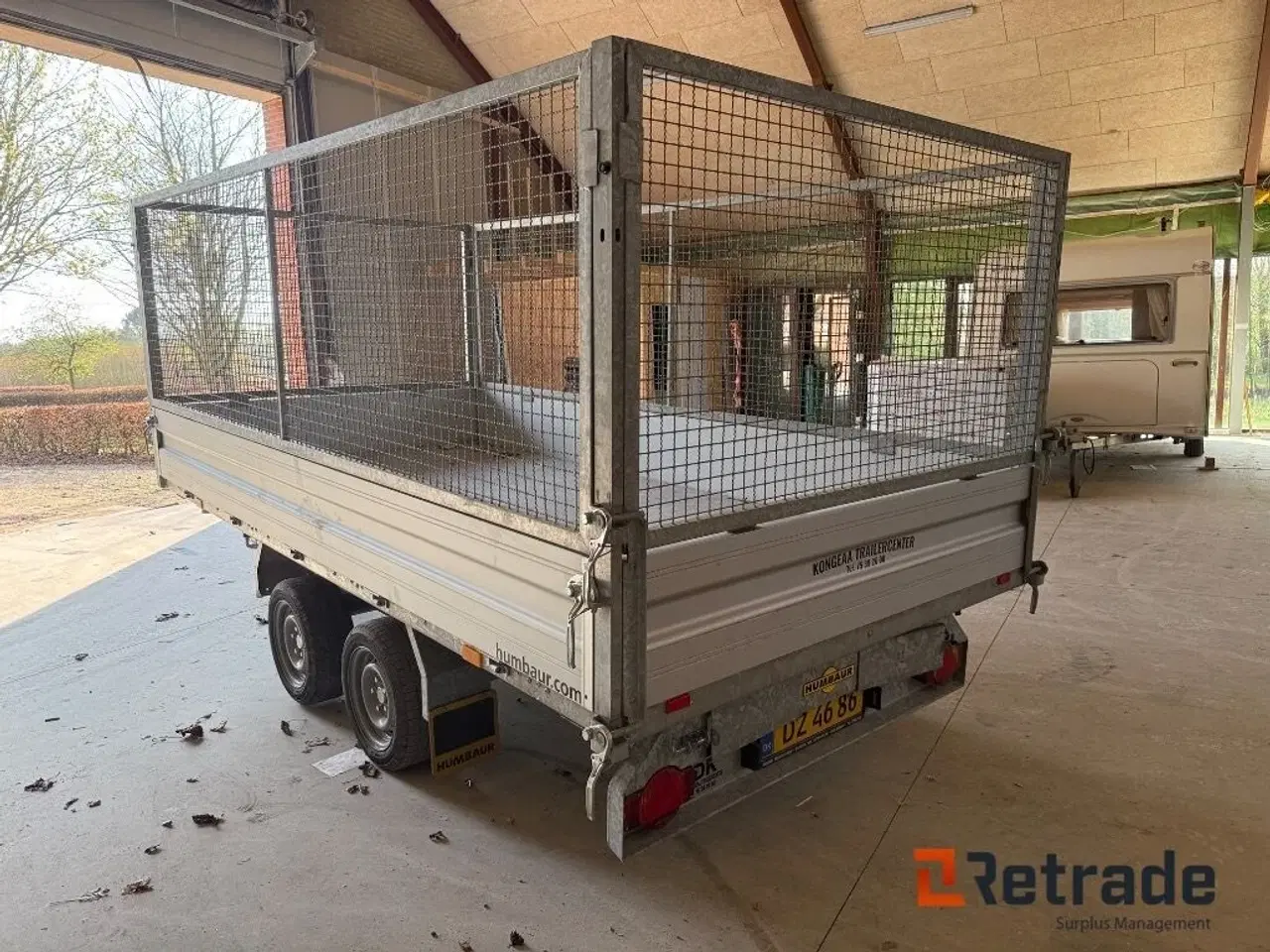 Billede 5 - Humbauer 3500 kg boogietrailer med tiplad