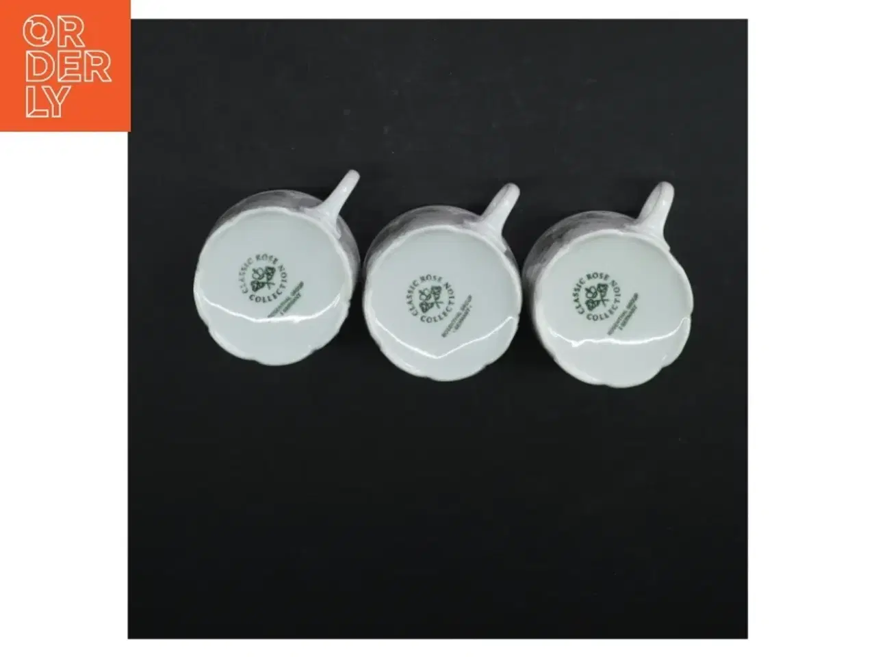 Billede 4 - Porcelænskopper med blomstermotiv fra Rosenthal (str. Ø. 8,5 cm. længde, 8 cm)