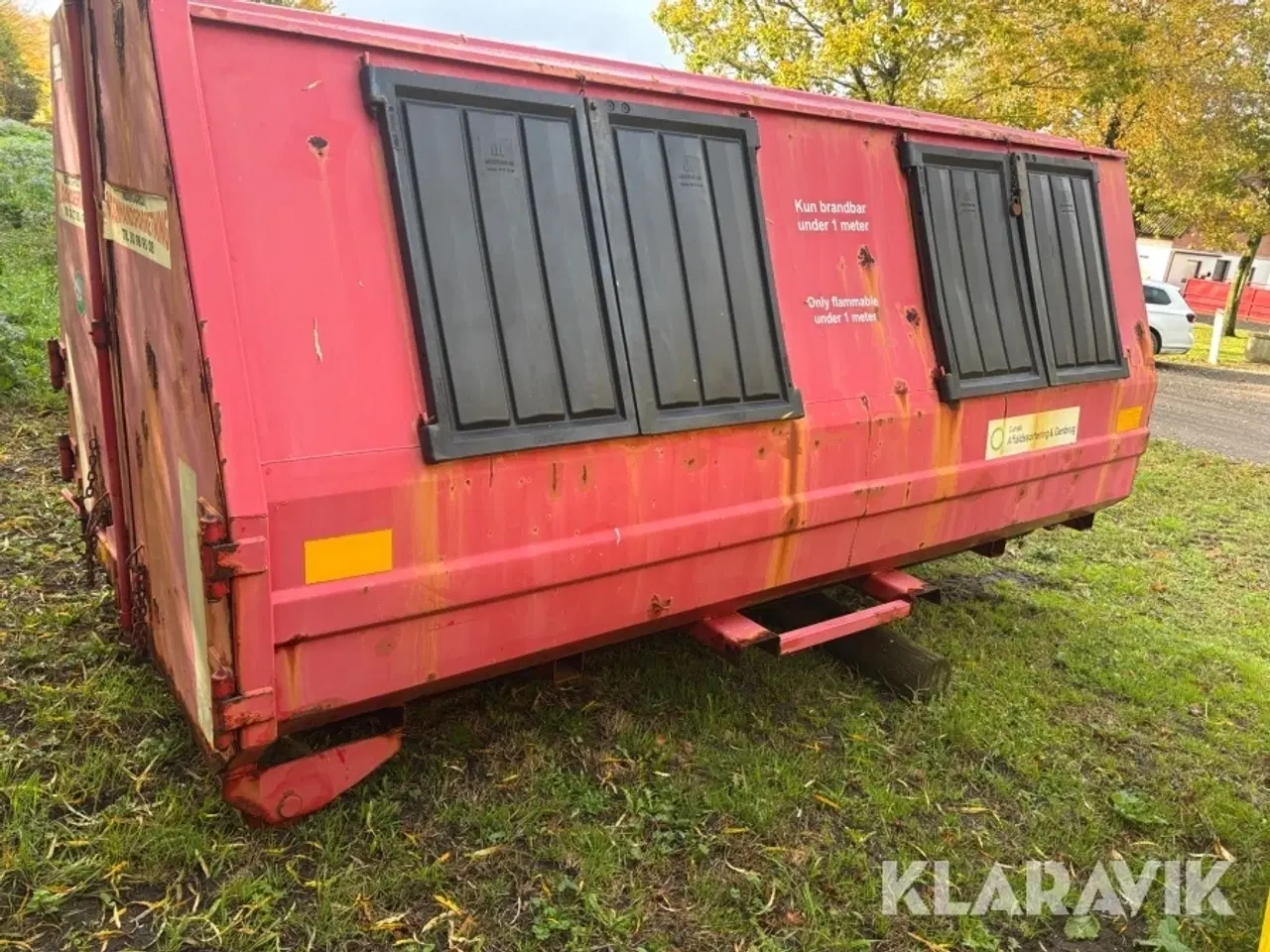 Billede 7 - Miljøcontainer Miljø-Art 4000 type L 3/3 mm