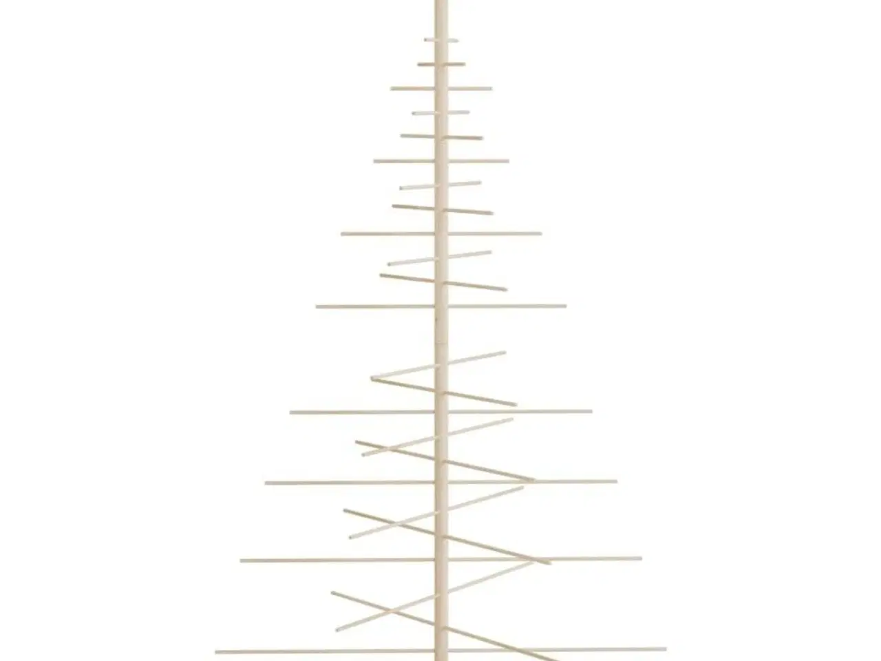 Billede 5 - Dekorativt juletræ 180 cm massivt fyrretræ