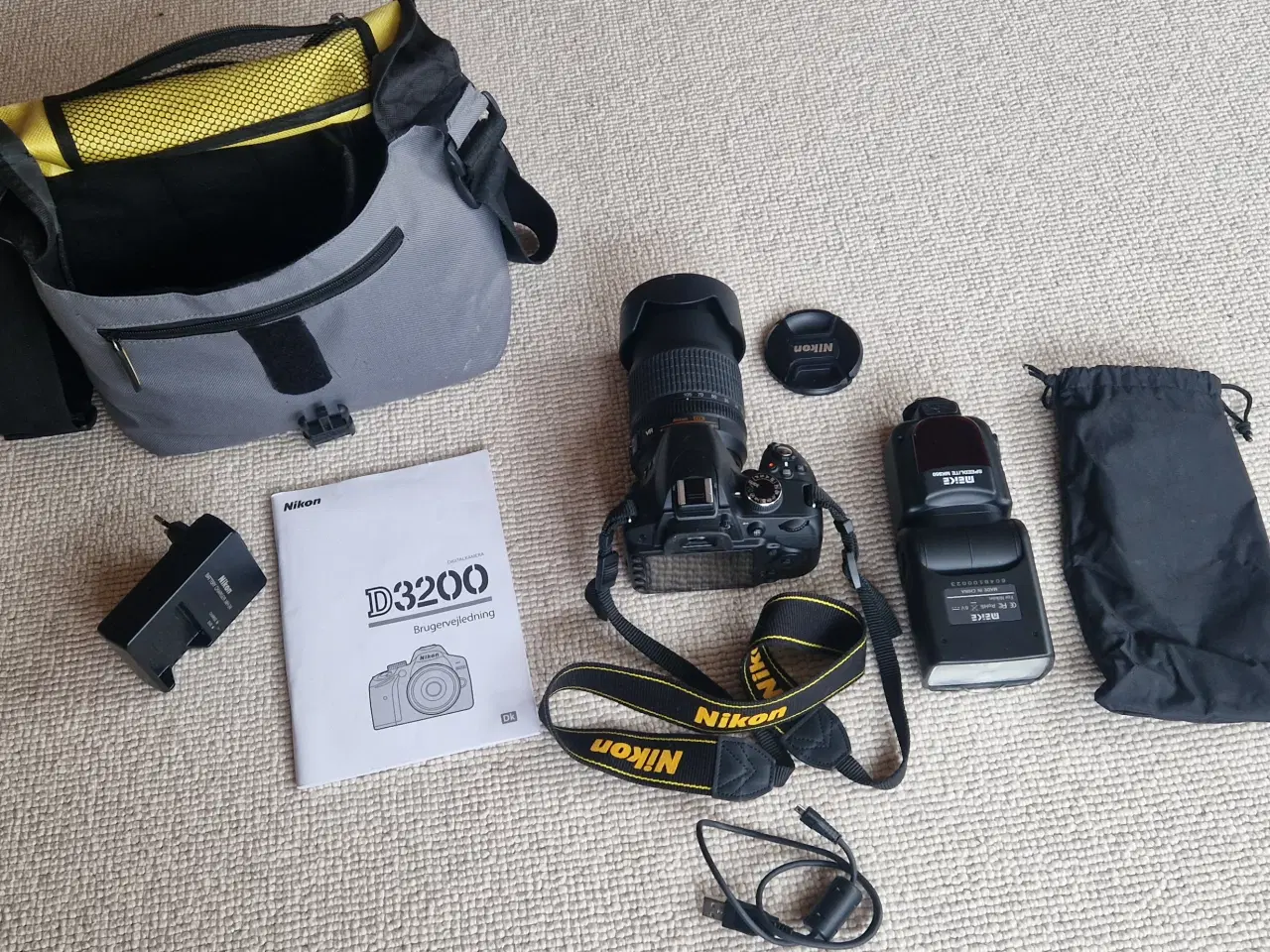 Billede 8 - Nikon D3200 Digitalkamera, 18-105mm linse, Meike S