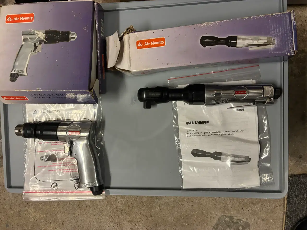 Billede 2 - Ny Luft boremaskine og skraldenøgle