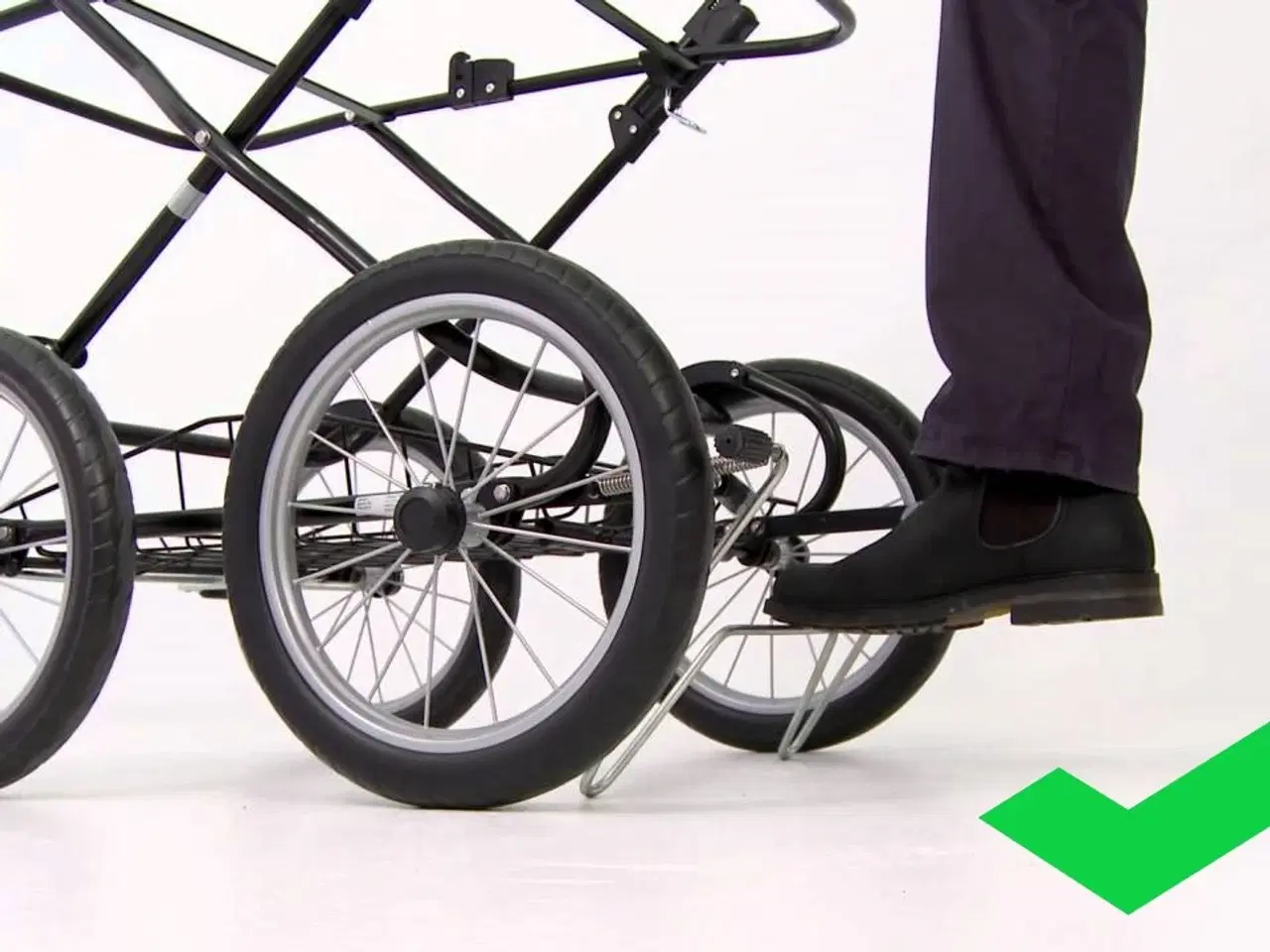 Billede 6 - Nye barnevognshjul klikhjul lufthjul Emmaljunga