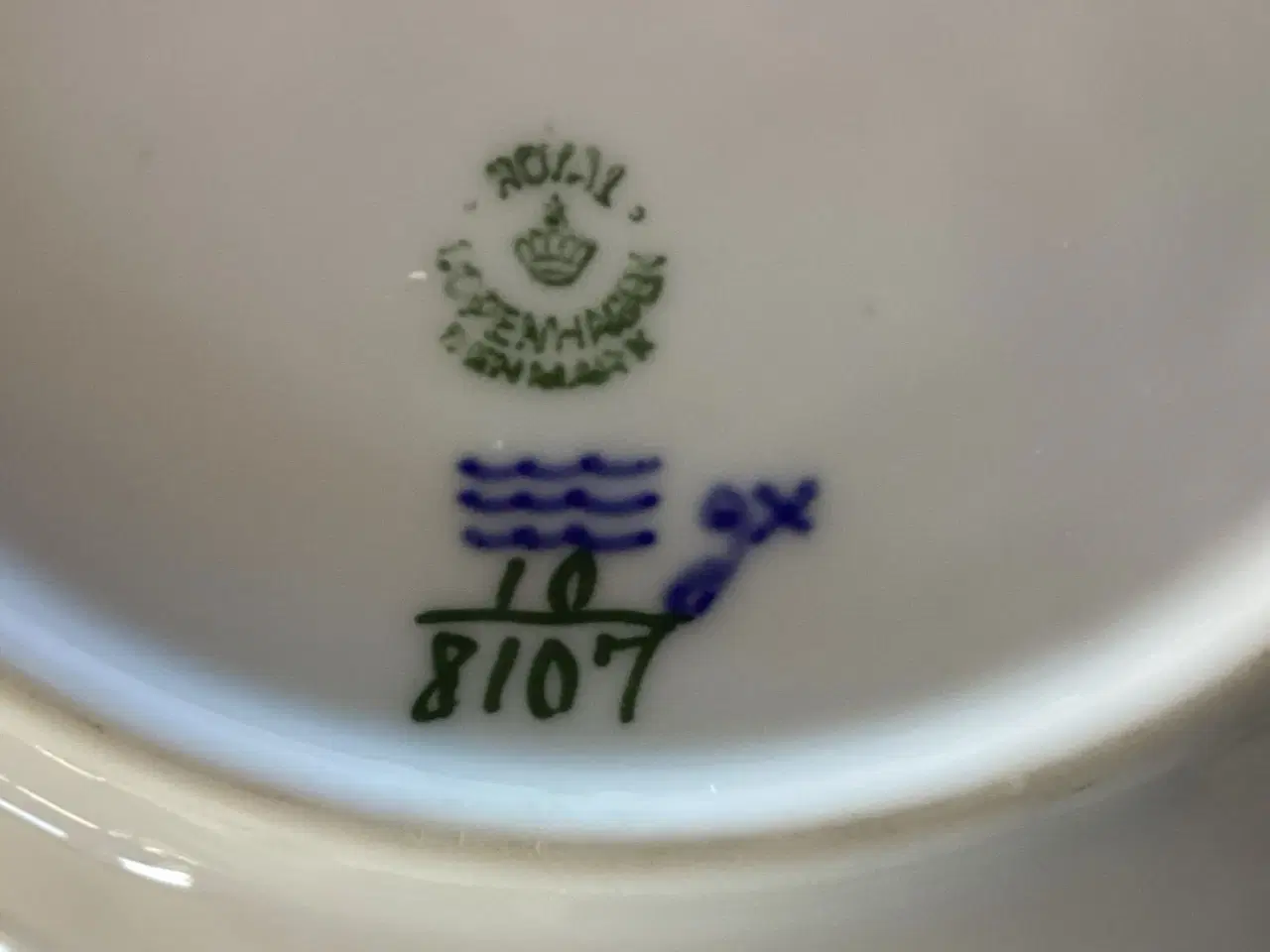 Billede 2 - Royal Copenhagen Blå Blomst flettet med Lurblæser 