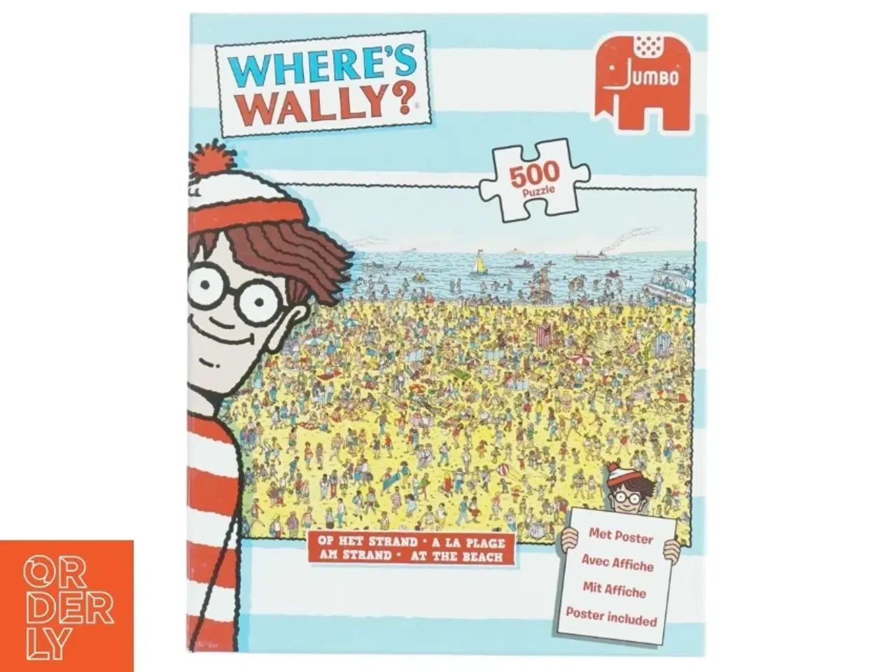 Billede 1 - Where's Waldo puslespil fra Jumbo (str. Kasse 24,5 x 20 x 7 cm)