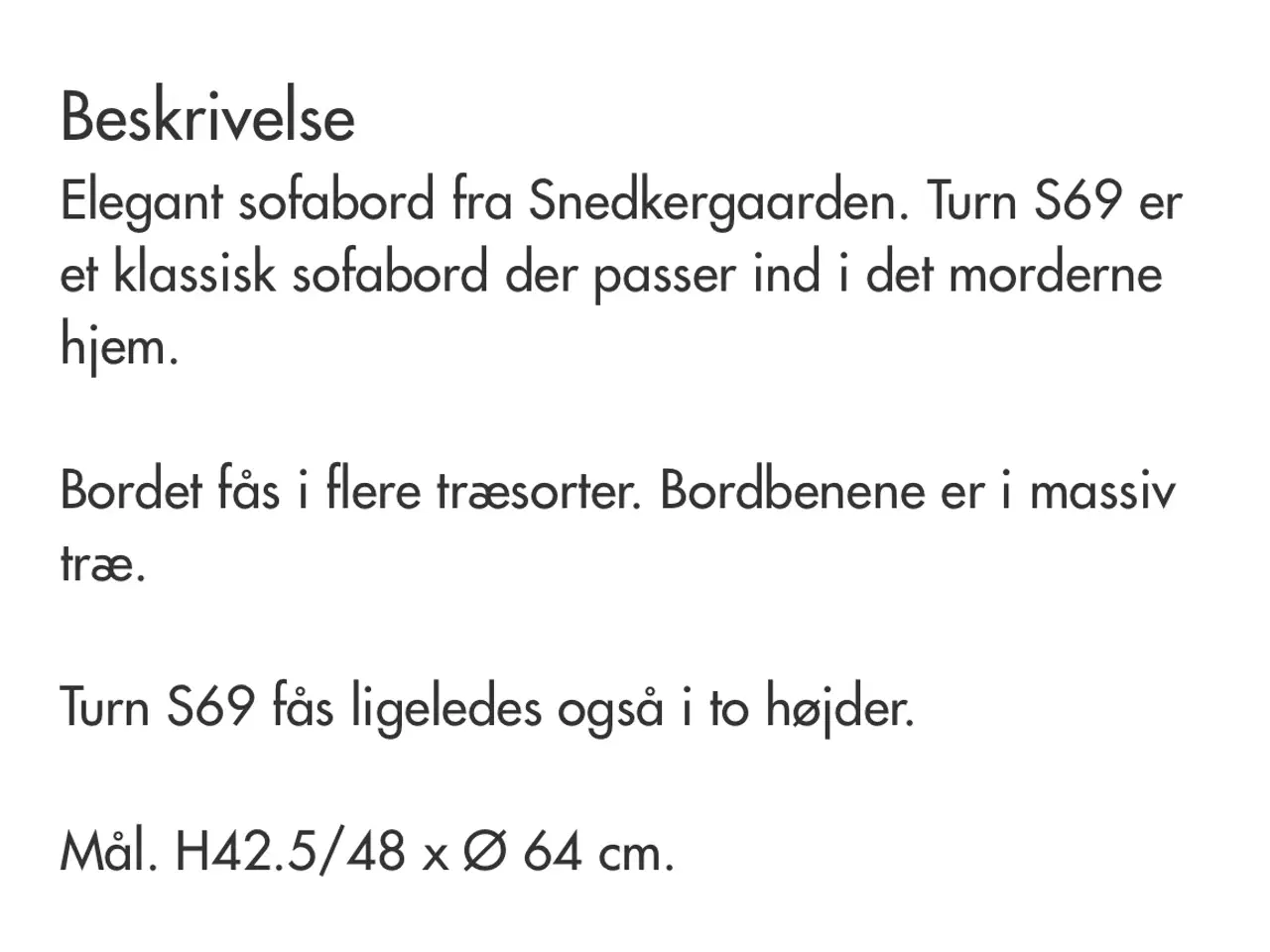 Billede 4 - Snedkergaarden sofaborde