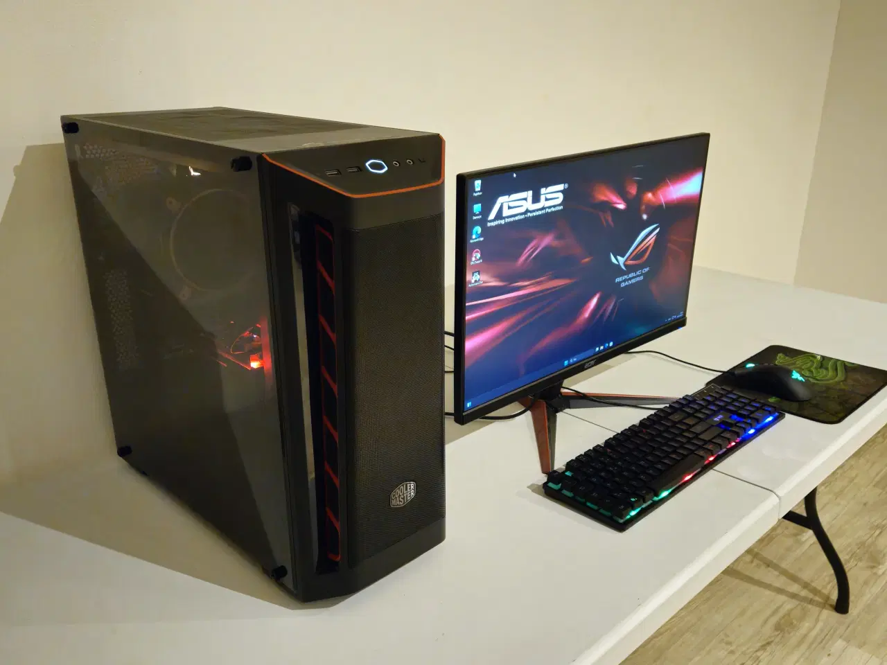 Billede 6 - ASUS RGB Gamer Pc+24" Nitro Gamer Skærm