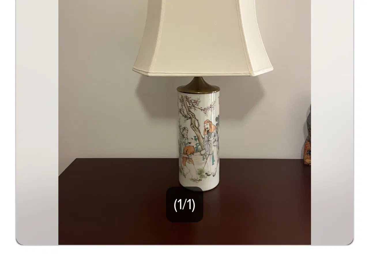 Billede 1 - Kinesisk bordlampe 