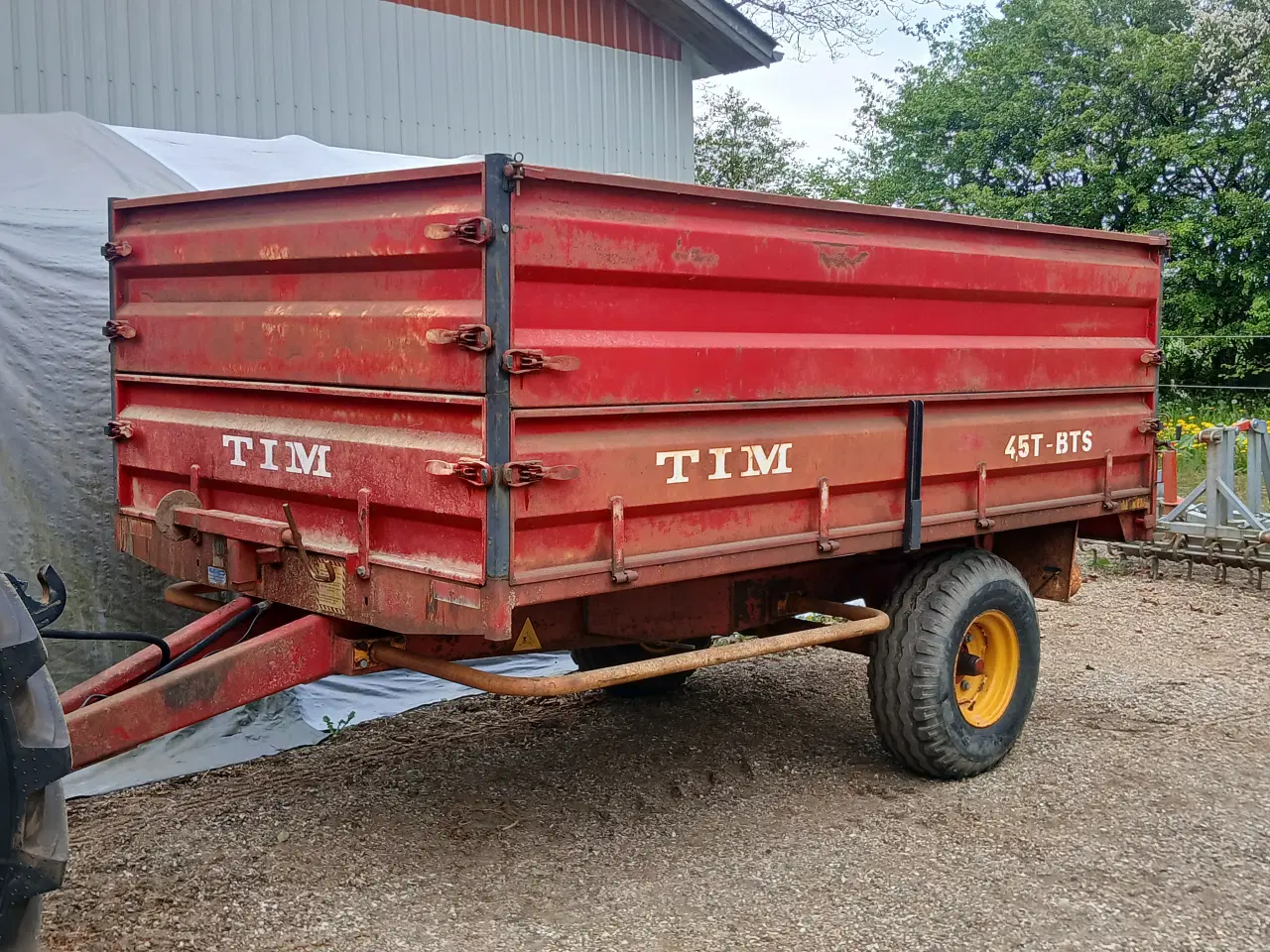 Billede 1 - Tipvogn TIM 4.5 T BTS med høje sider