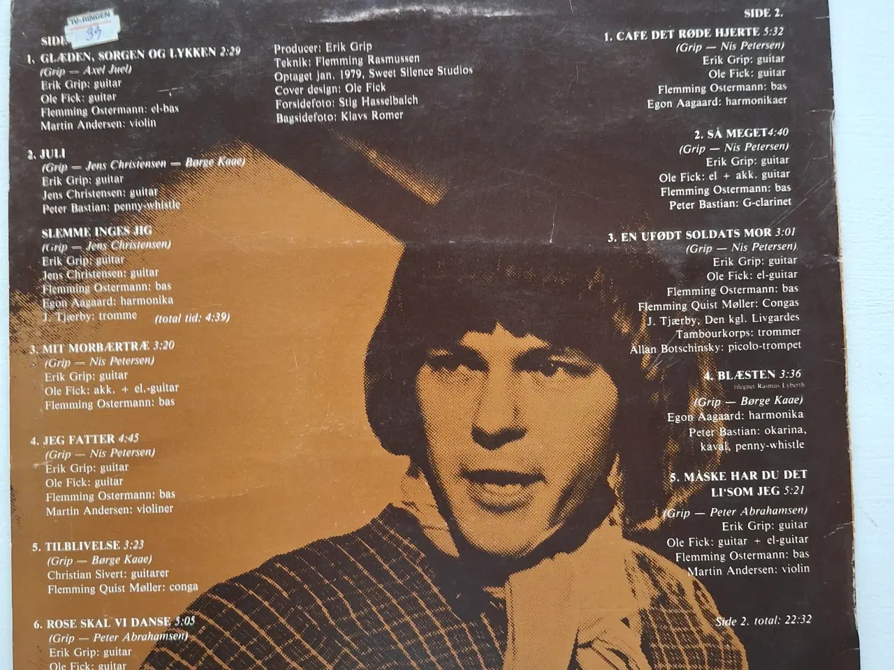 Billede 1 - Erik Grip - Måske har du det li'som jeg