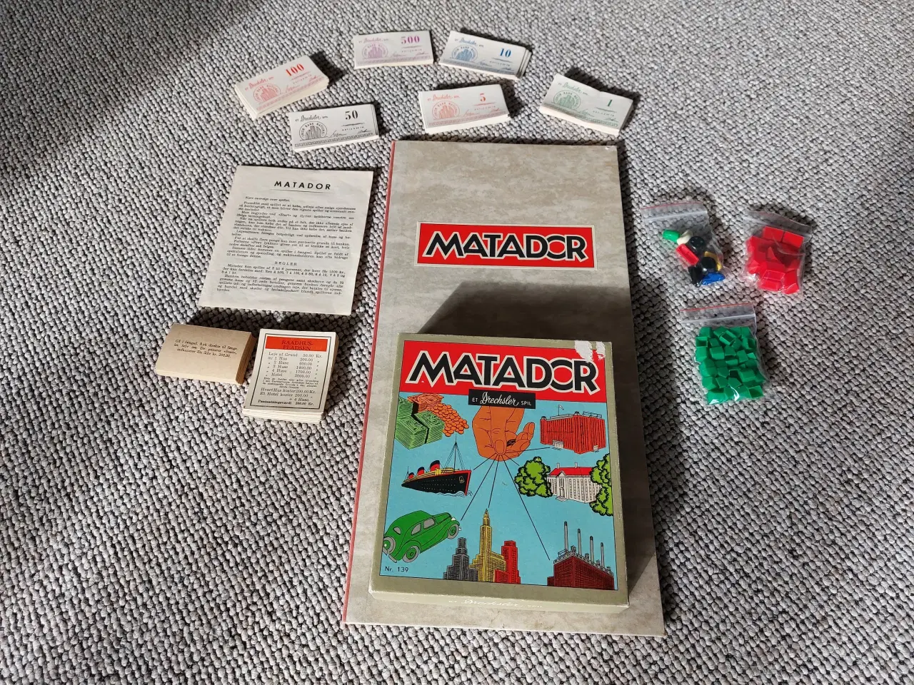 Billede 1 - Gammelt Matadorspil i pæn stand