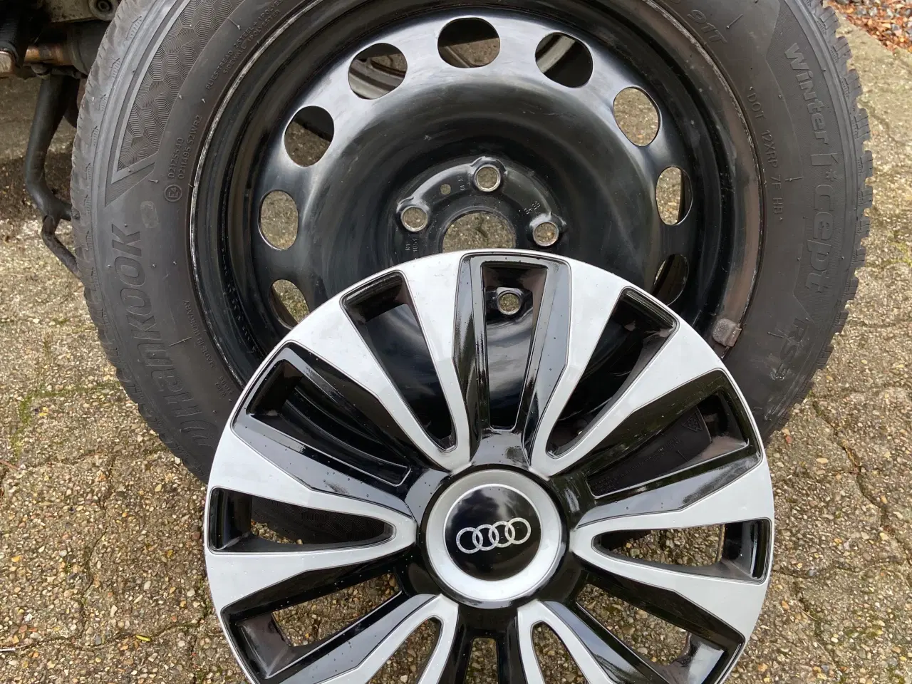 Billede 2 - Vinterdæk på stålfælge 205/55 R16 91 T 5 huls  