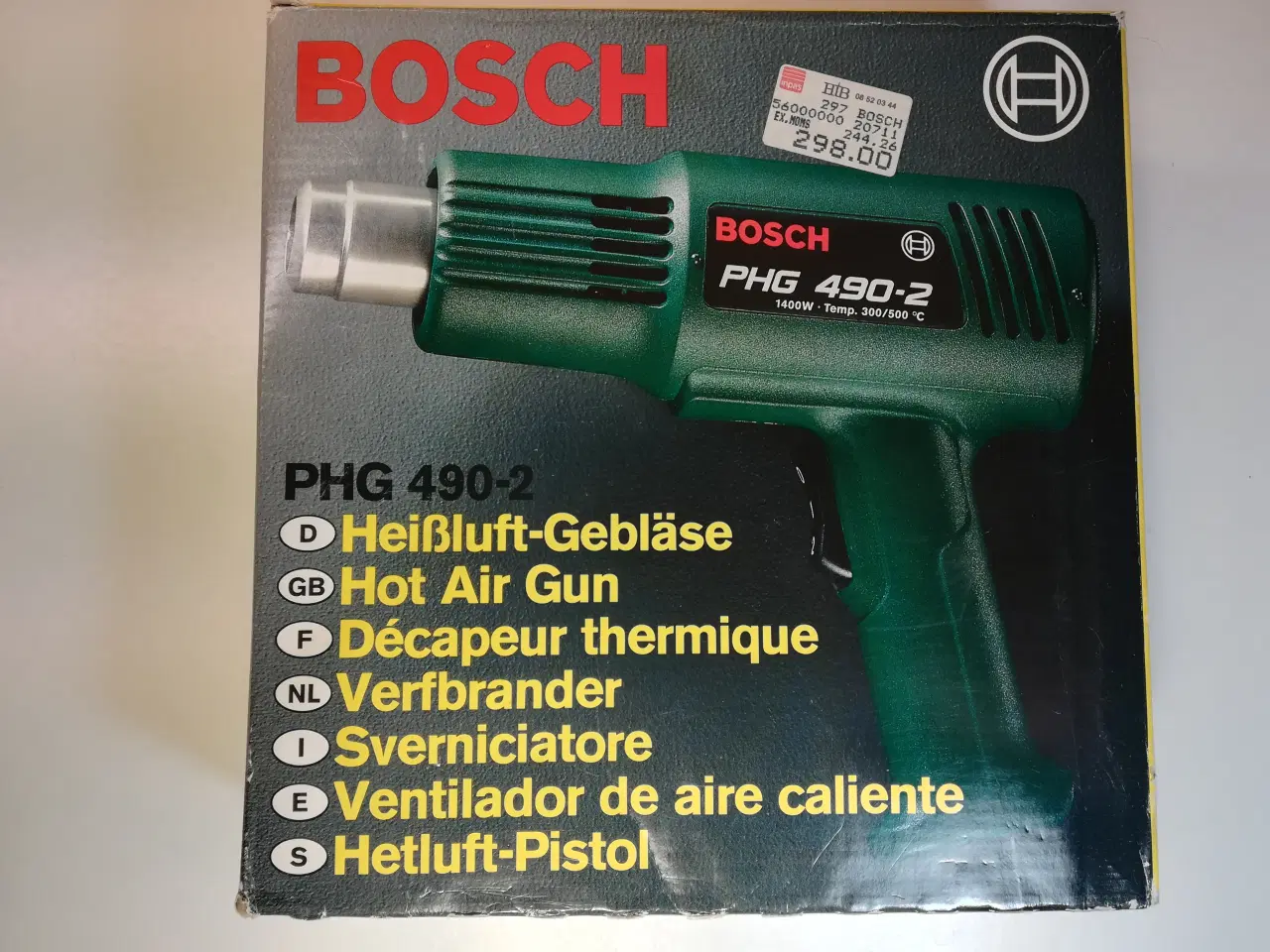 Billede 4 - Bosch PHG 490-2 varmluftpistol, 1400W