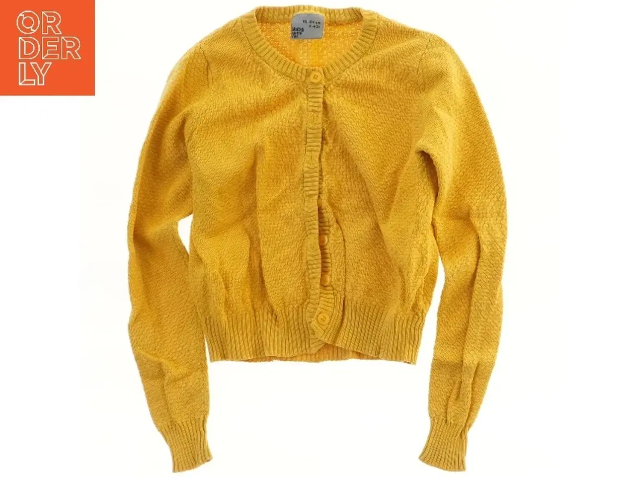 Billede 1 - Gul cardigan til børn fra Mads & Mette (str. 98)