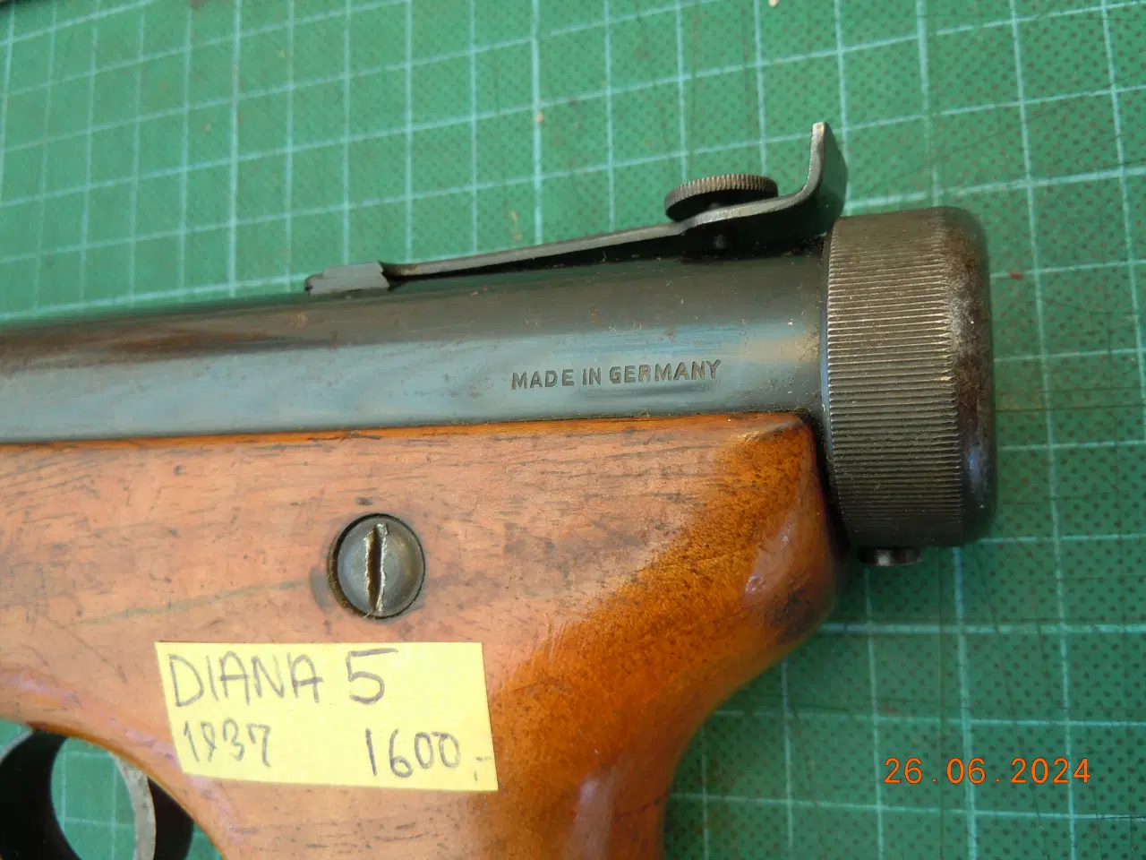 Billede 8 - DIANA Mod. 5 Førkrigs luftpistol.