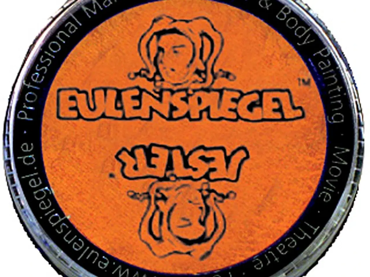 Billede 1 - Eulenspiegel Ansigtsmaling, pearlised orange, 20ml/ 1 ds.