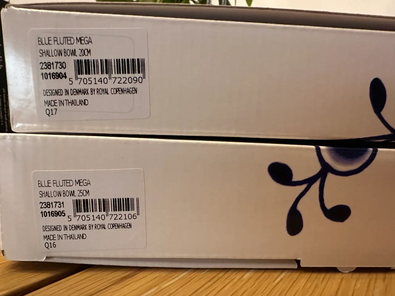 Billede 2 - Royal Copenhagen - Blå Mega Riflet