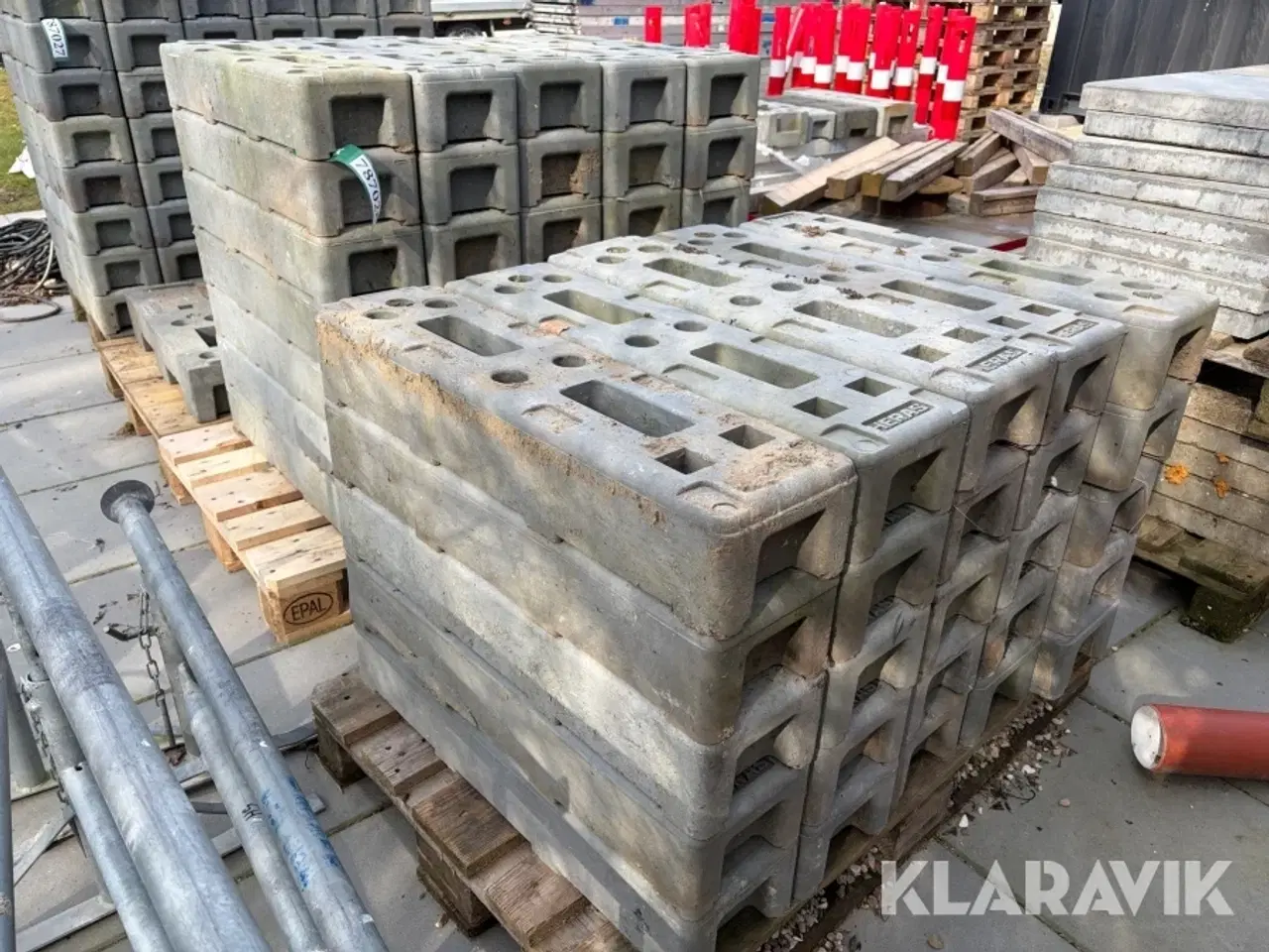 Billede 4 - Heras betonfod 51 styk. Heras