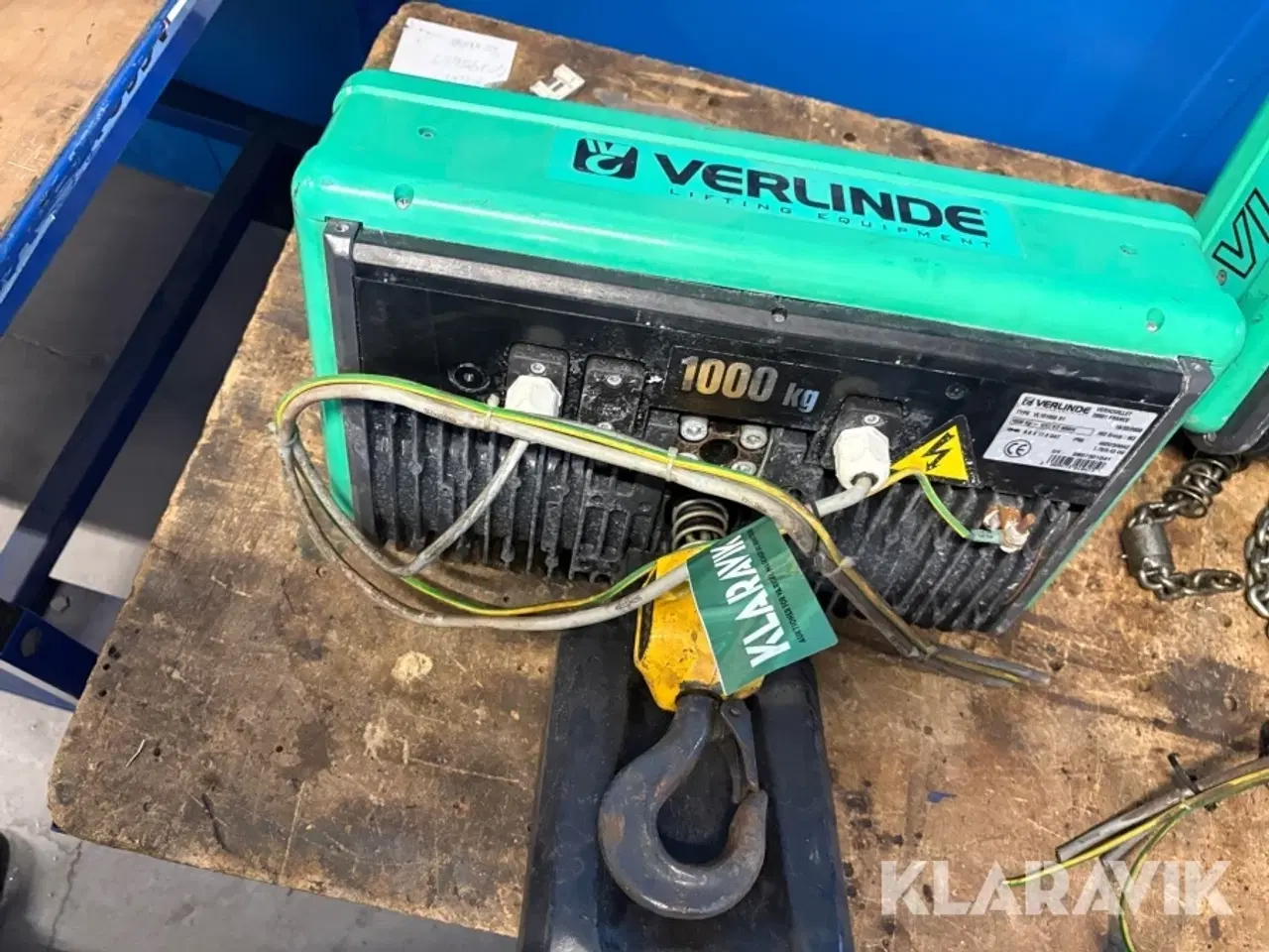 Billede 11 - Kædetalje Verlinde VL101008 B1 elektrisk 1000 kg