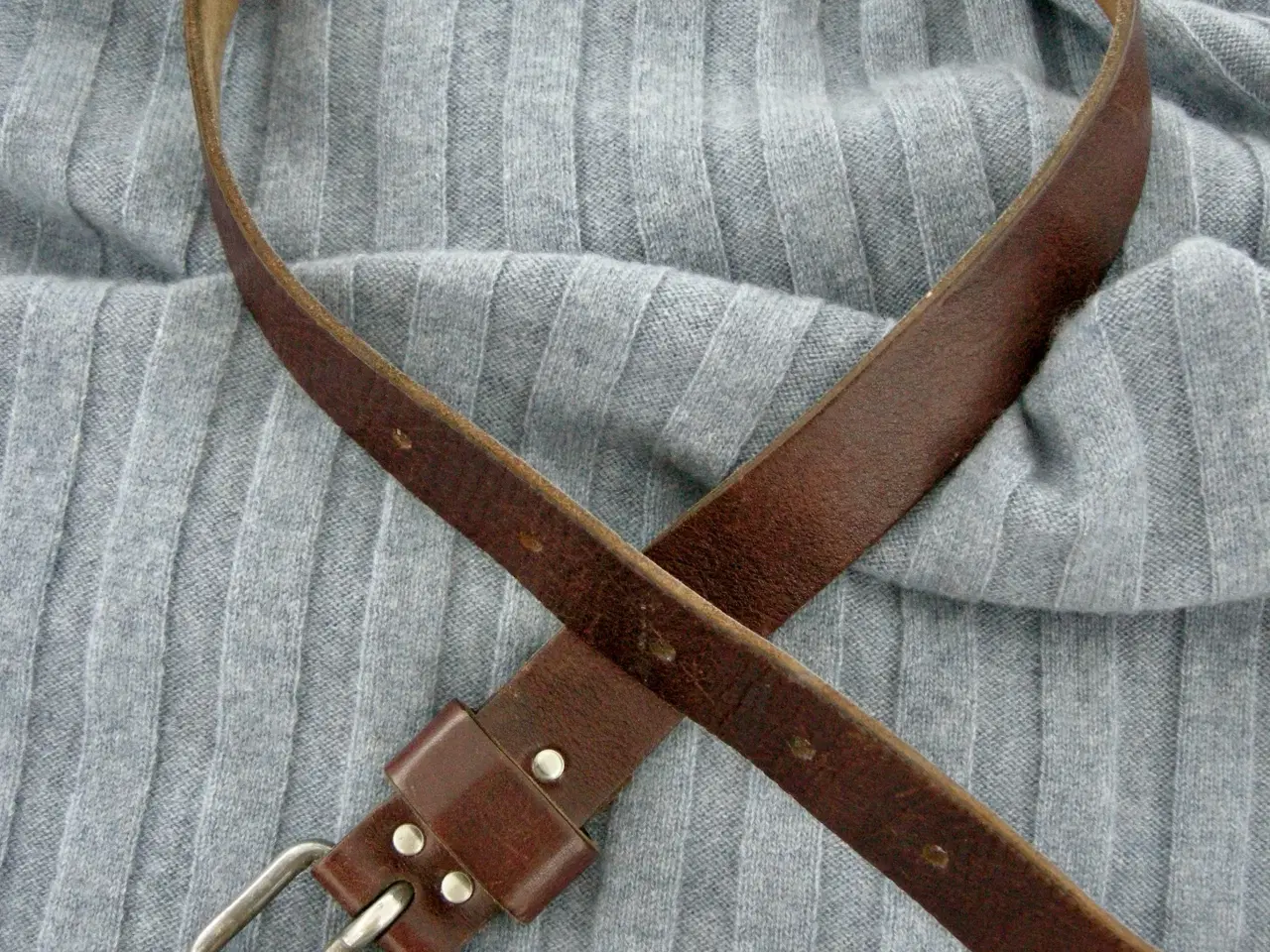 Billede 3 - Vintage læderbælte, Kraftig læderbælte, Bælte