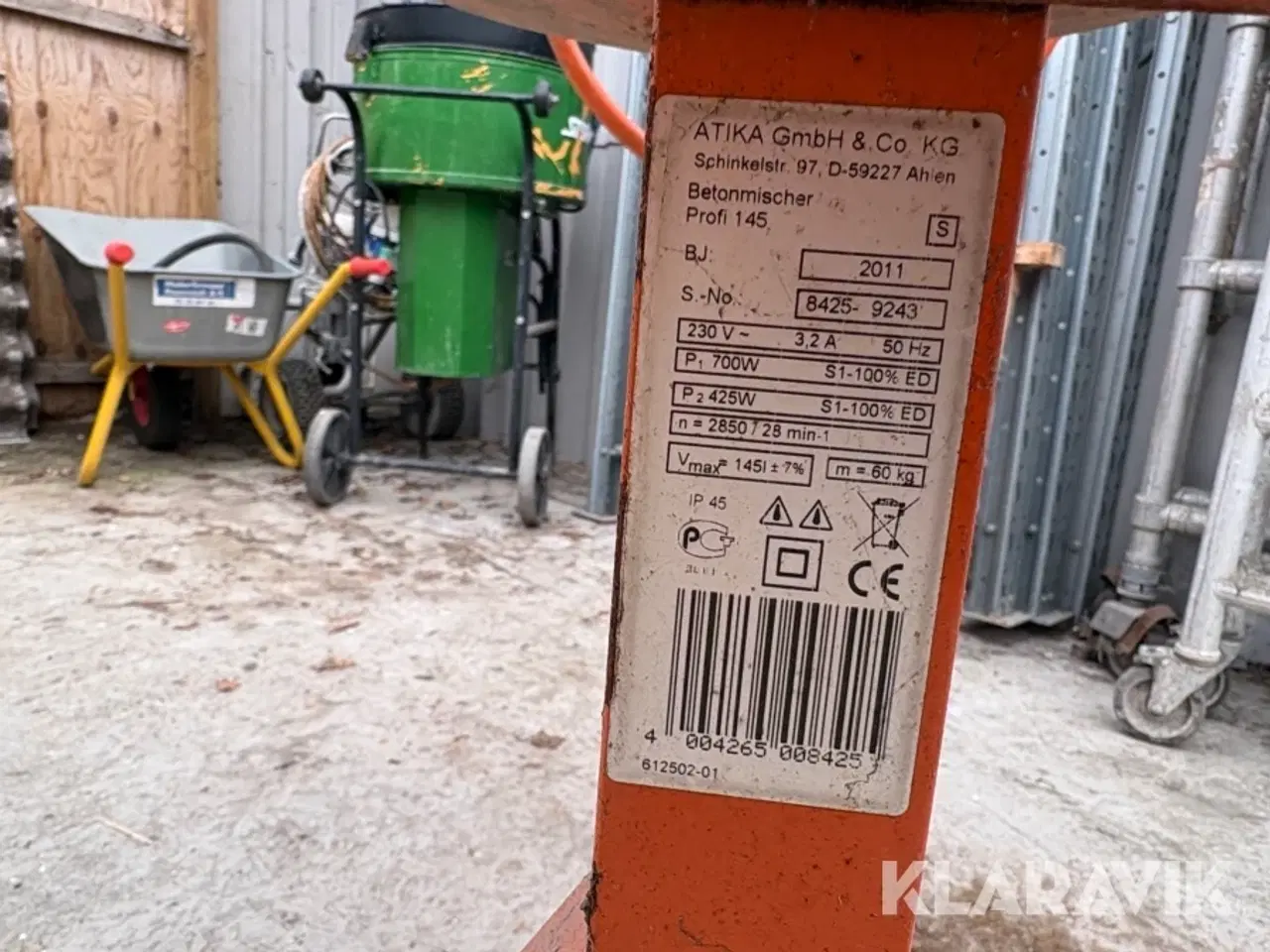 Billede 12 - Betonblander Atika Profi 145 S