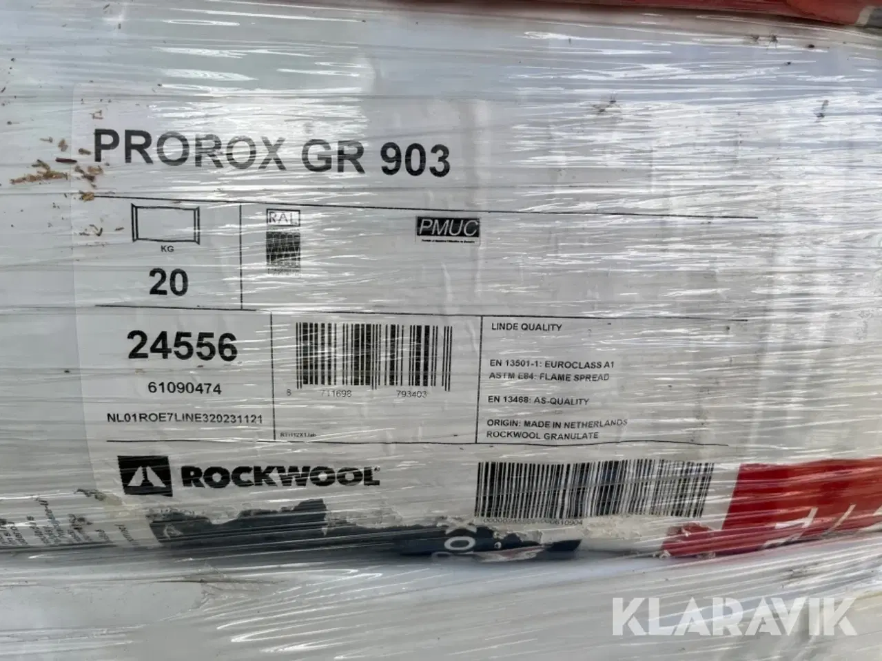Billede 3 - Granulat Rockwool Prorox GR 903 10 paller