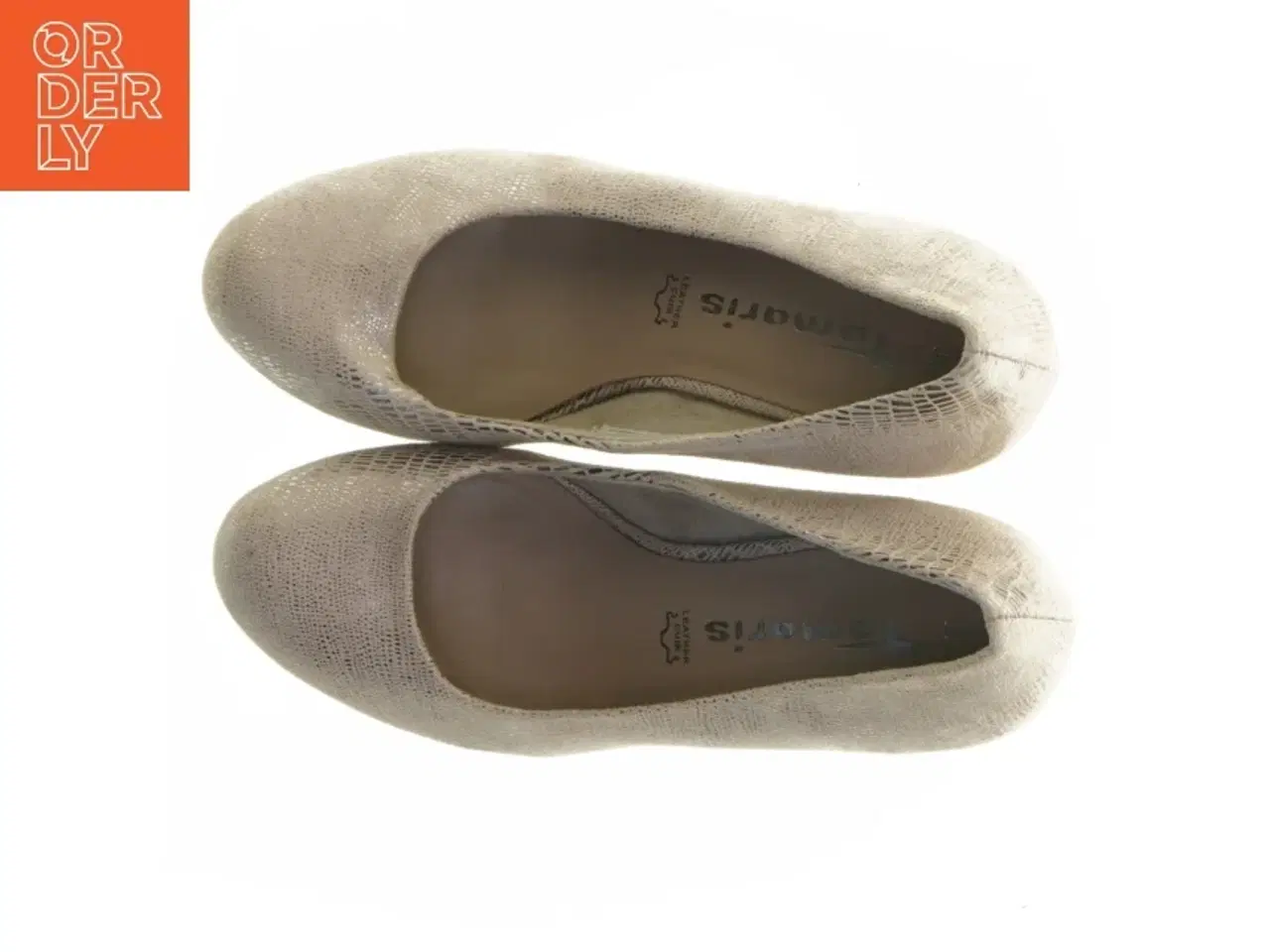 Billede 4 - Beige højhælede sko fra Tamaris (str. 36)