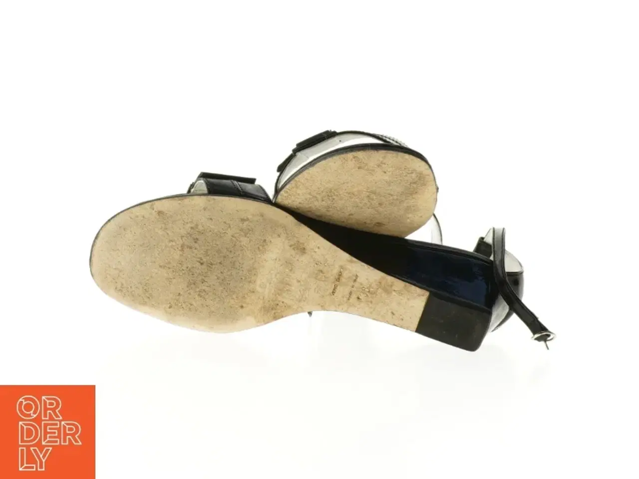 Billede 4 - Sorte højhælede sandaler fra Alberto Guardiani Guardiani (str. 38 )