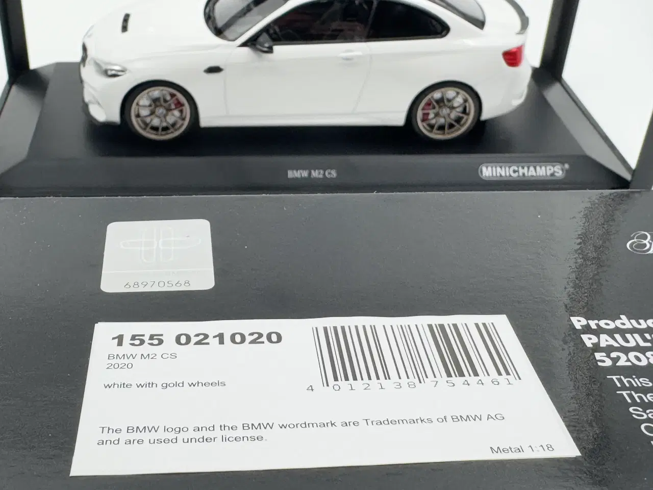 Billede 13 - 2020 BMW M2 CS - Minichamps - 1:18