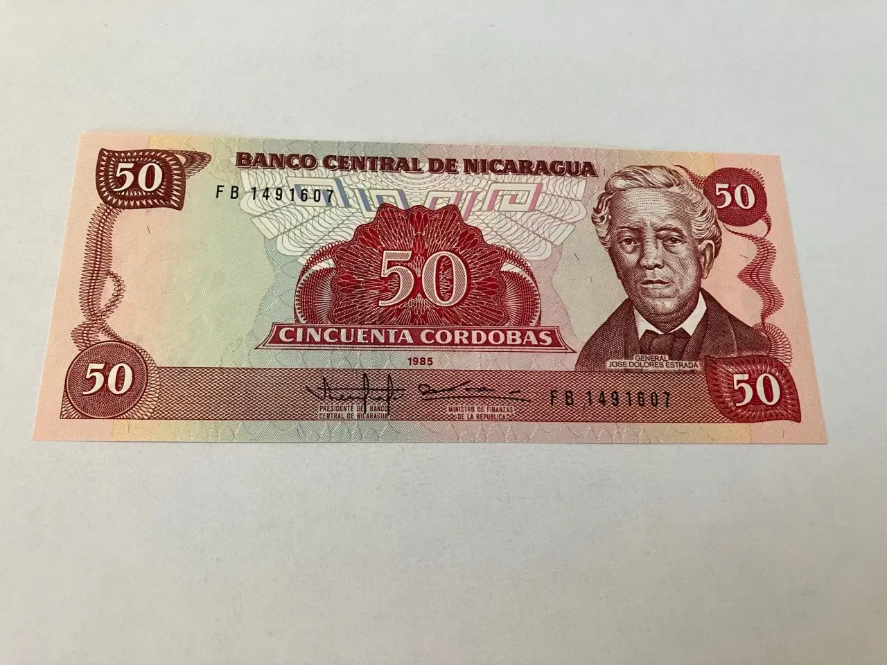 Billede 1 - 50 Cordobas Nicaragua 1985