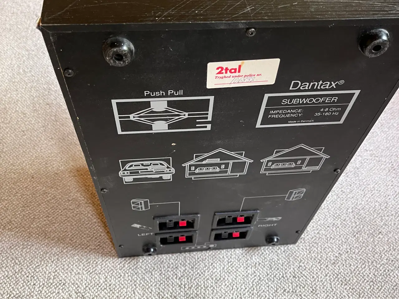 Billede 1 - Dantax subwoofer push pull