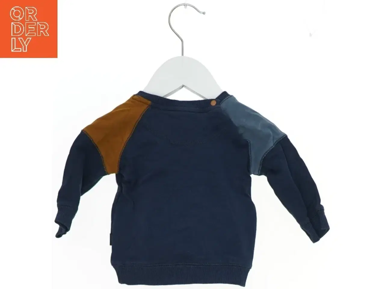 Billede 2 - Børne sweatshirt med kontrastærmer fra Noppies (str. 62)