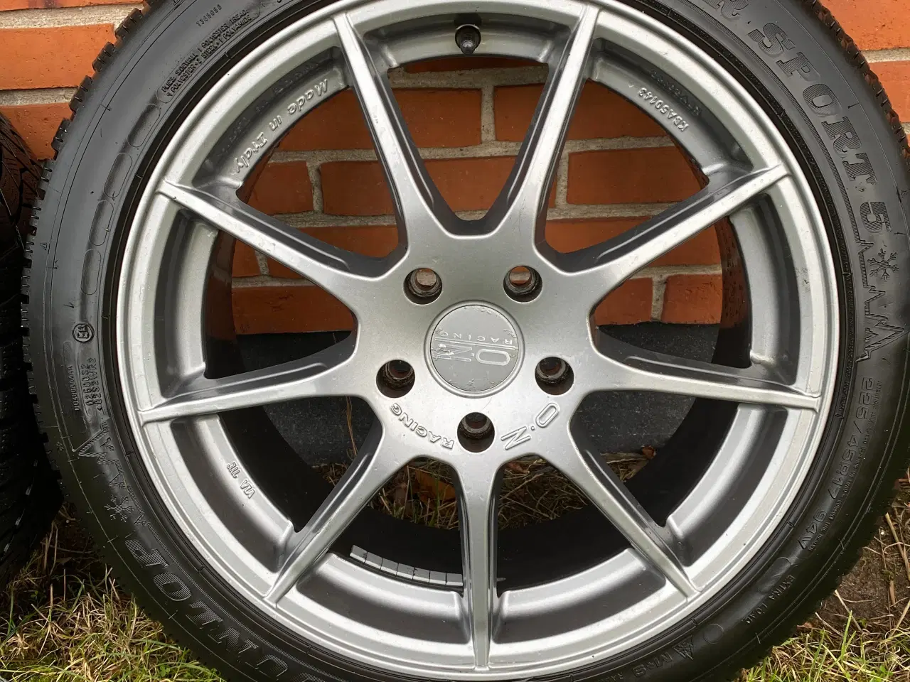 Billede 2 - 5x112 OZ Racing fælge med vinterdæk