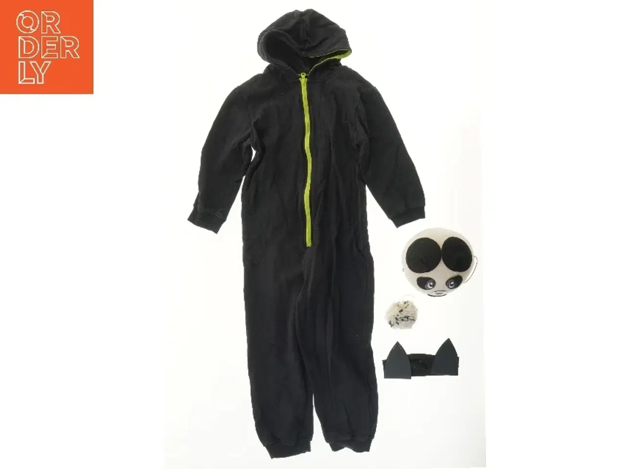 Billede 1 - Børns udklædningsdragt med pandamaske (str. 122)