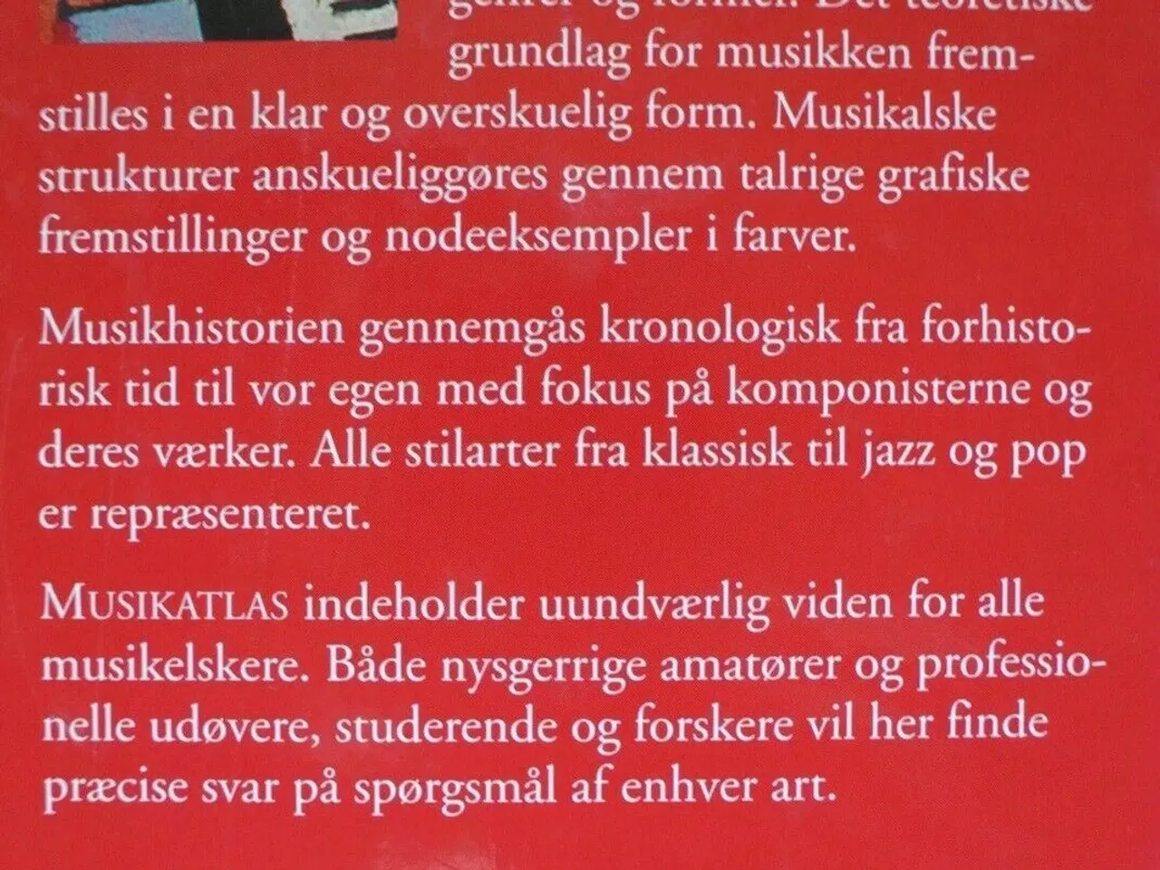 Billede 4 - musikatlas - teori instrumenter historie, af ulric