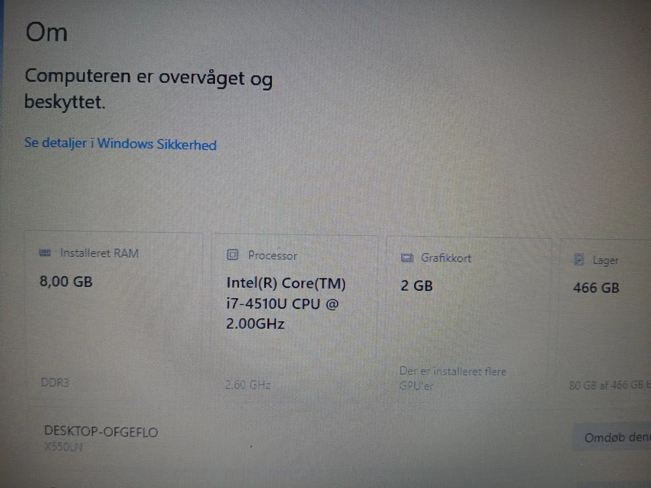 Billede 10 - 15,6”  ASUS F550L – PC
