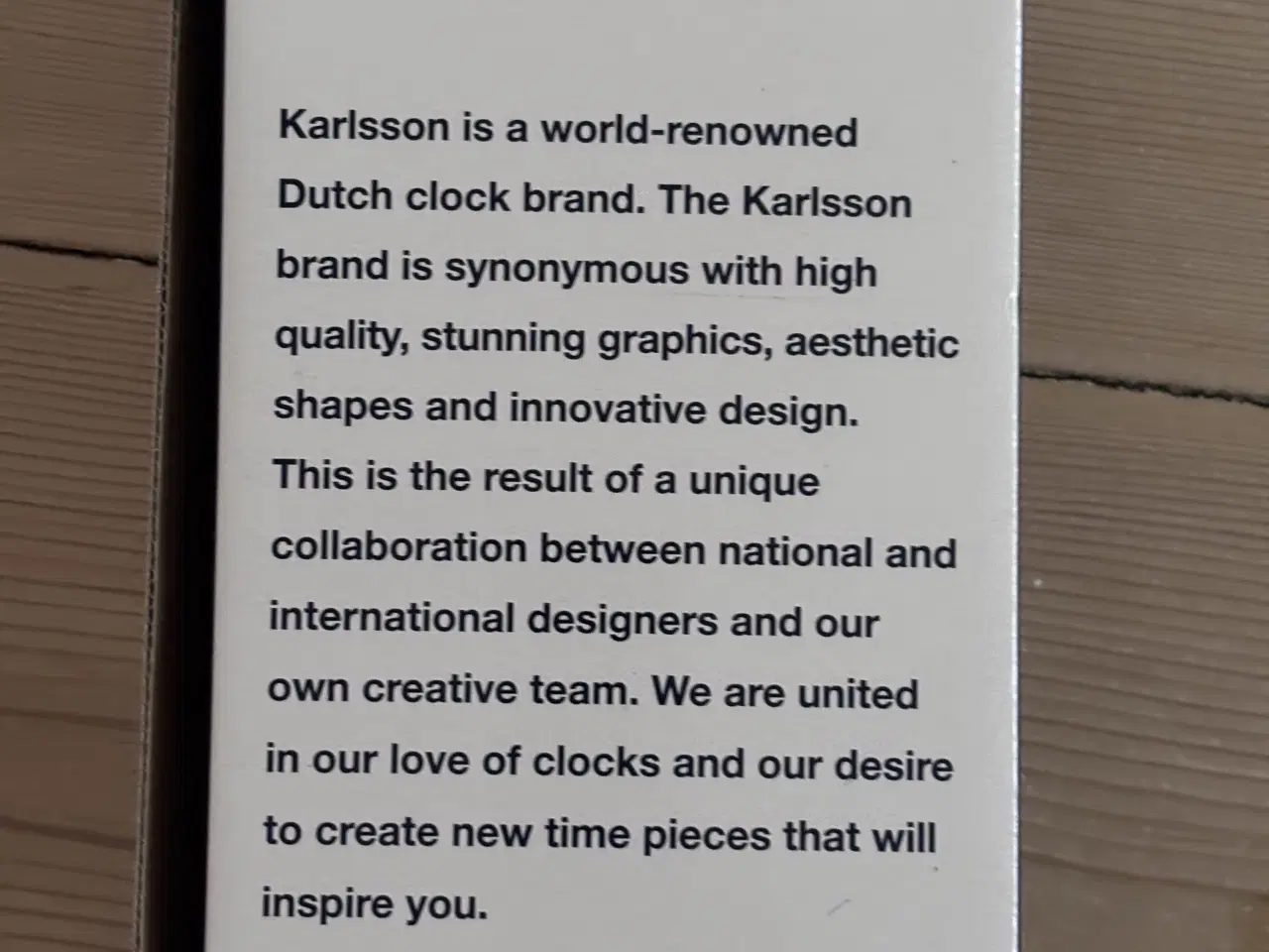 Billede 4 - Vægur, Karlsson Little Big Time 