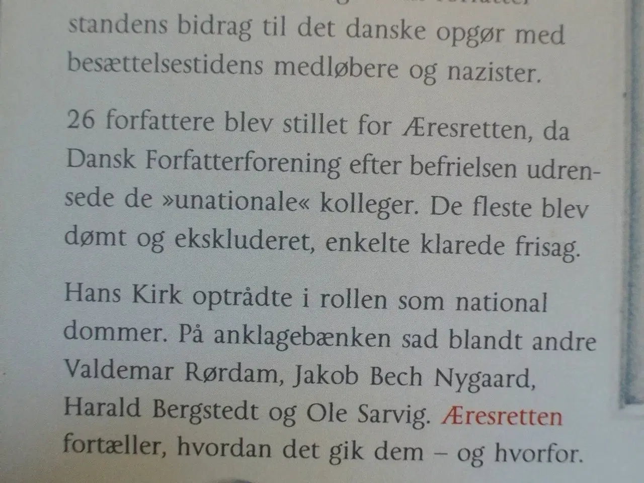 Billede 3 - æresretten - dansk forfatterforening og udrensning