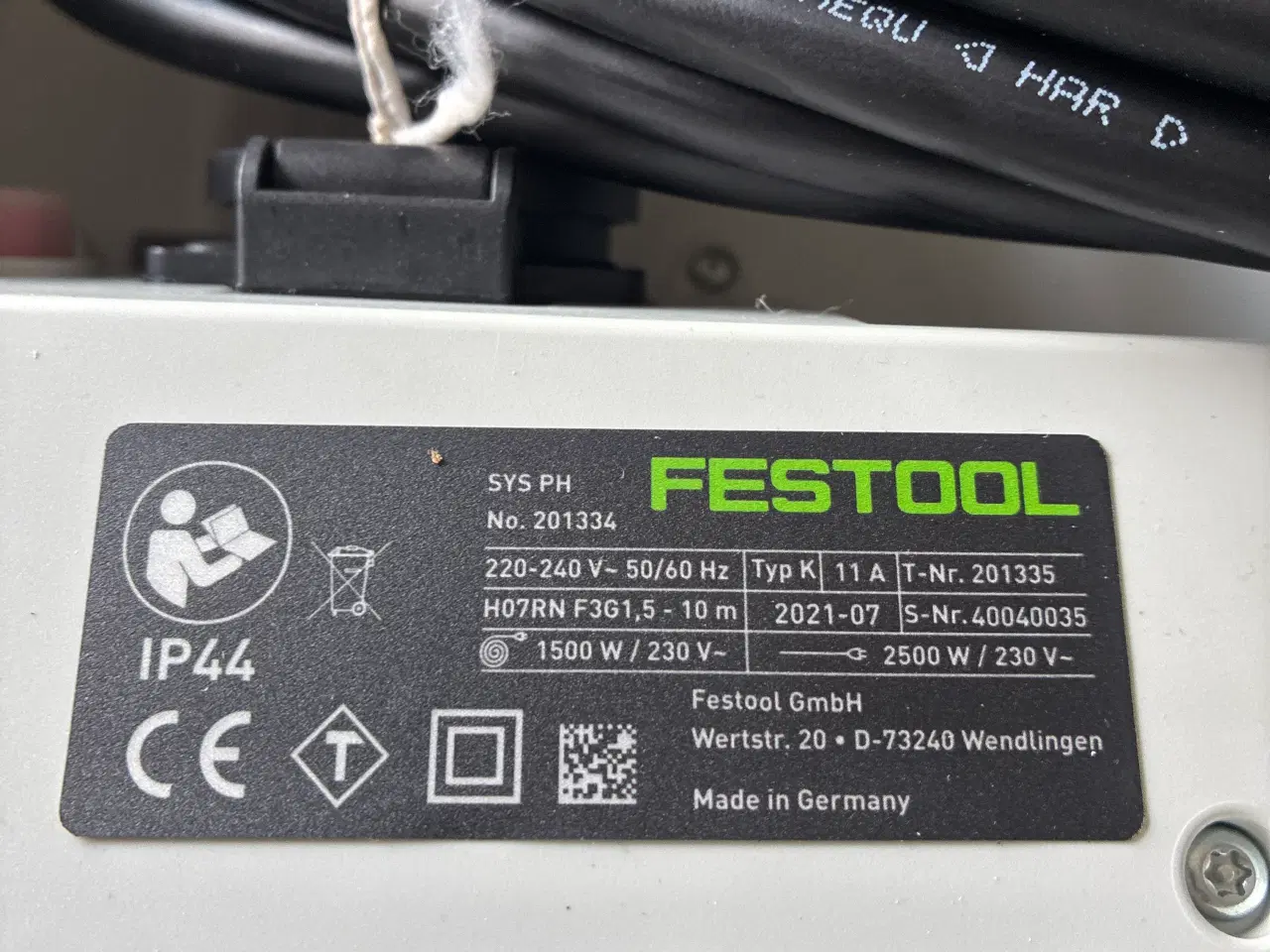 Billede 3 - Festool SYS-PH Strømfordeler
