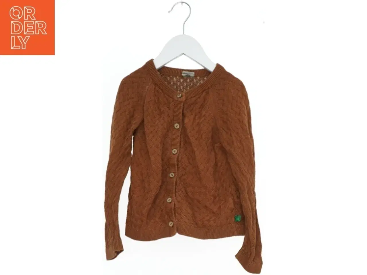 Billede 1 - Brun cardigan med knapper fra Freds World (str. 92)