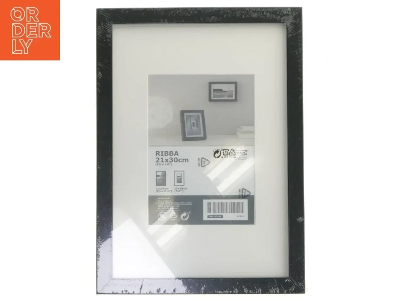 Billede 1 - Sort billedramme fra IKEA (str. 21x30 cm)