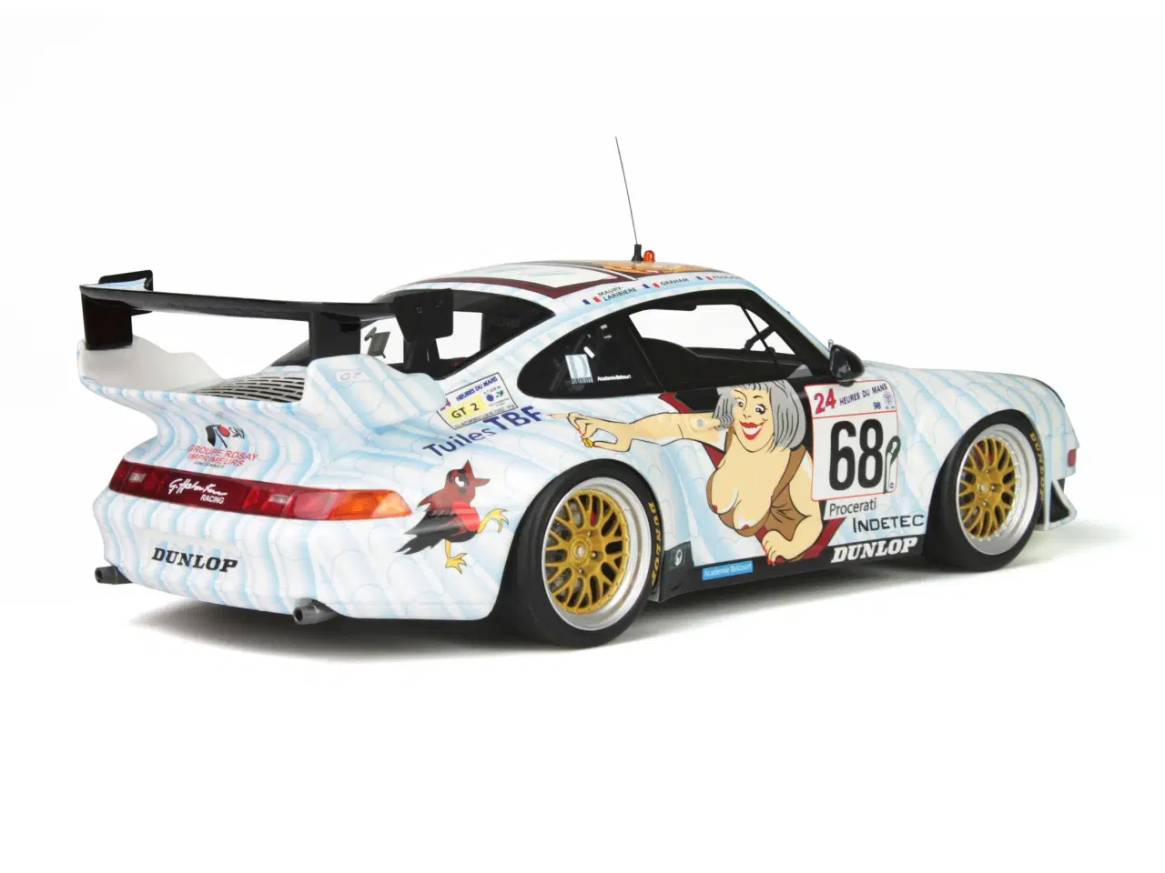 Billede 3 - 1998 Porsche 911 / 993 GT2 #68 Le Mans - 1:18