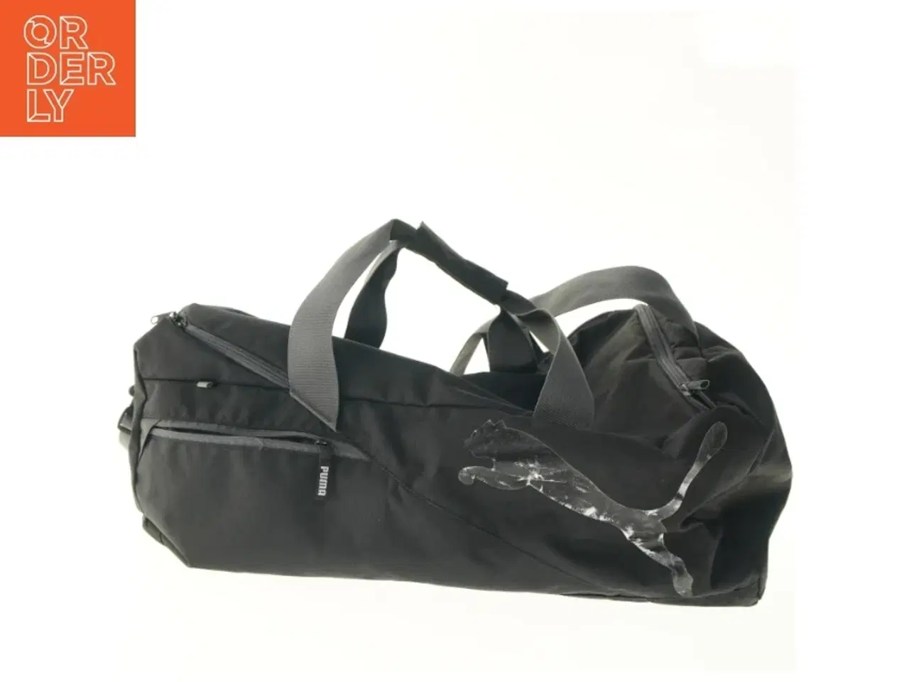 Billede 3 - Sort duffel bag/hold all/sportstaske fra Puma, god stand, nyvasket(str. 66x41x45 cm)