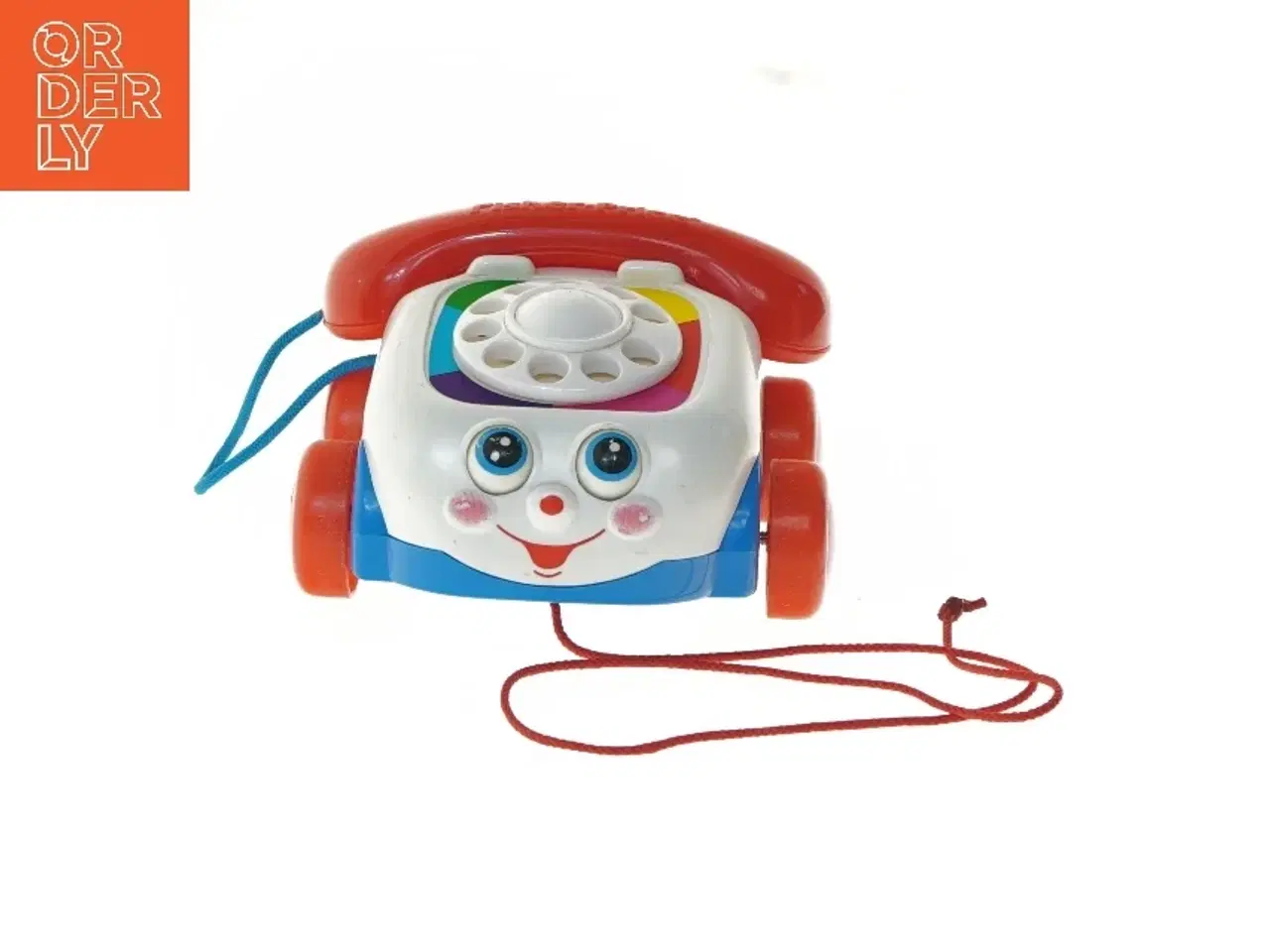 Billede 1 - Legetøjstelefon på hjul fra Fisher-Price (str. 16x16 cm)