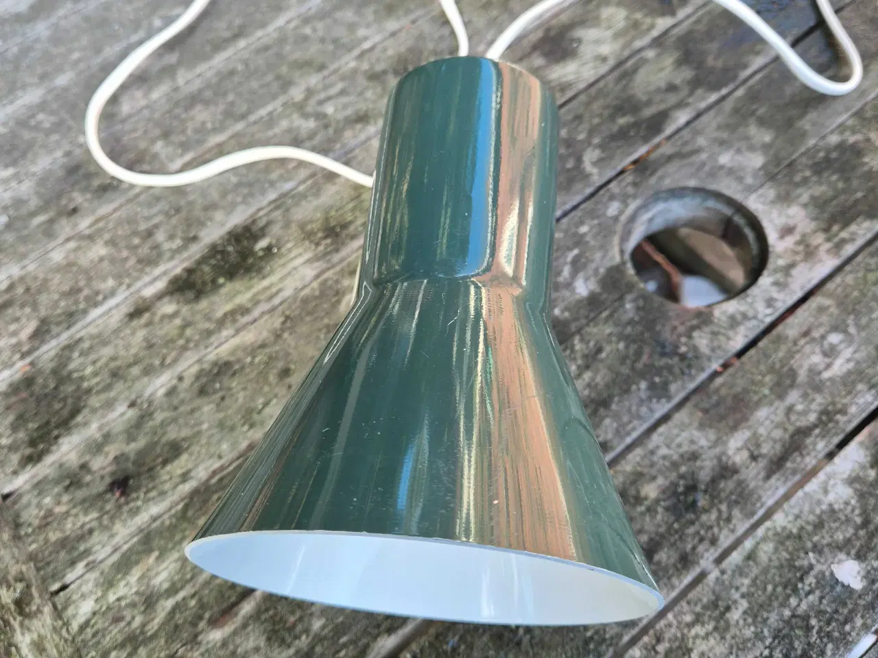 Billede 15 - To forskellige, men matchende grønne væglamper